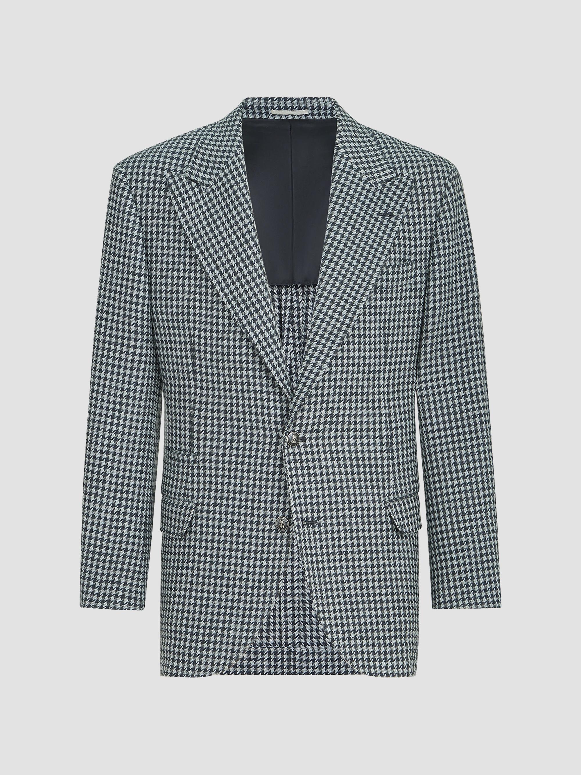Sartorio Napoli Houndstooth Wool-Blend Jacket | Saks Fifth Avenue