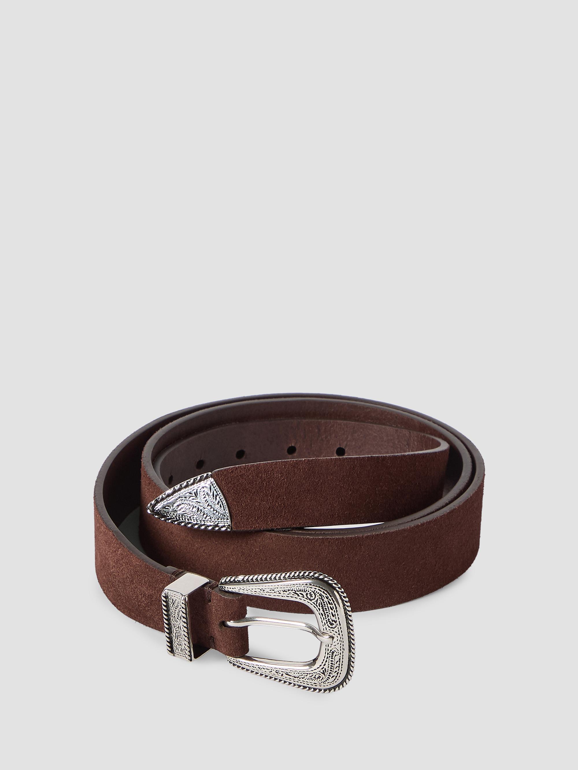 Brunello Cucinelli Reversed Leather Belt with Tip | Saks Fifth Avenue