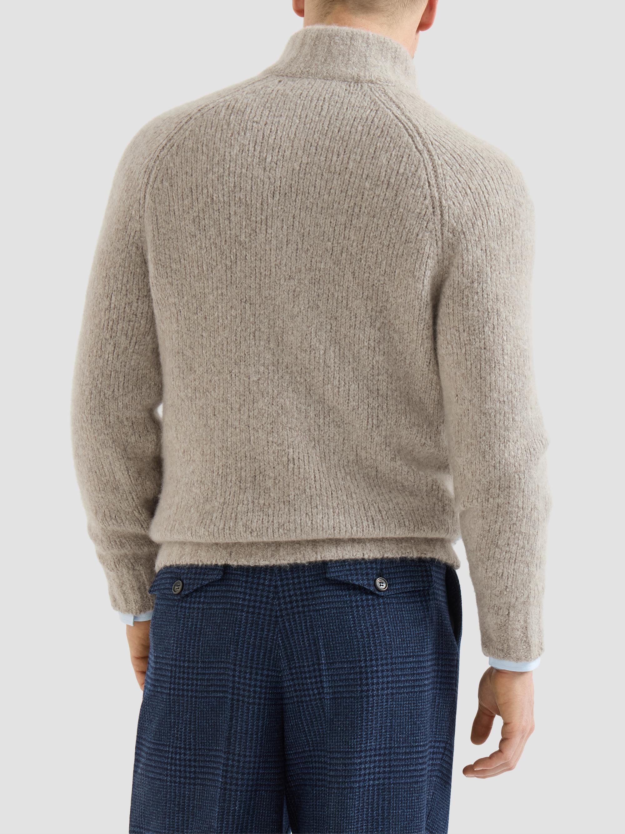 Brunello Cucinelli Cashmere and Silk High-Neck Cardigan | Saks