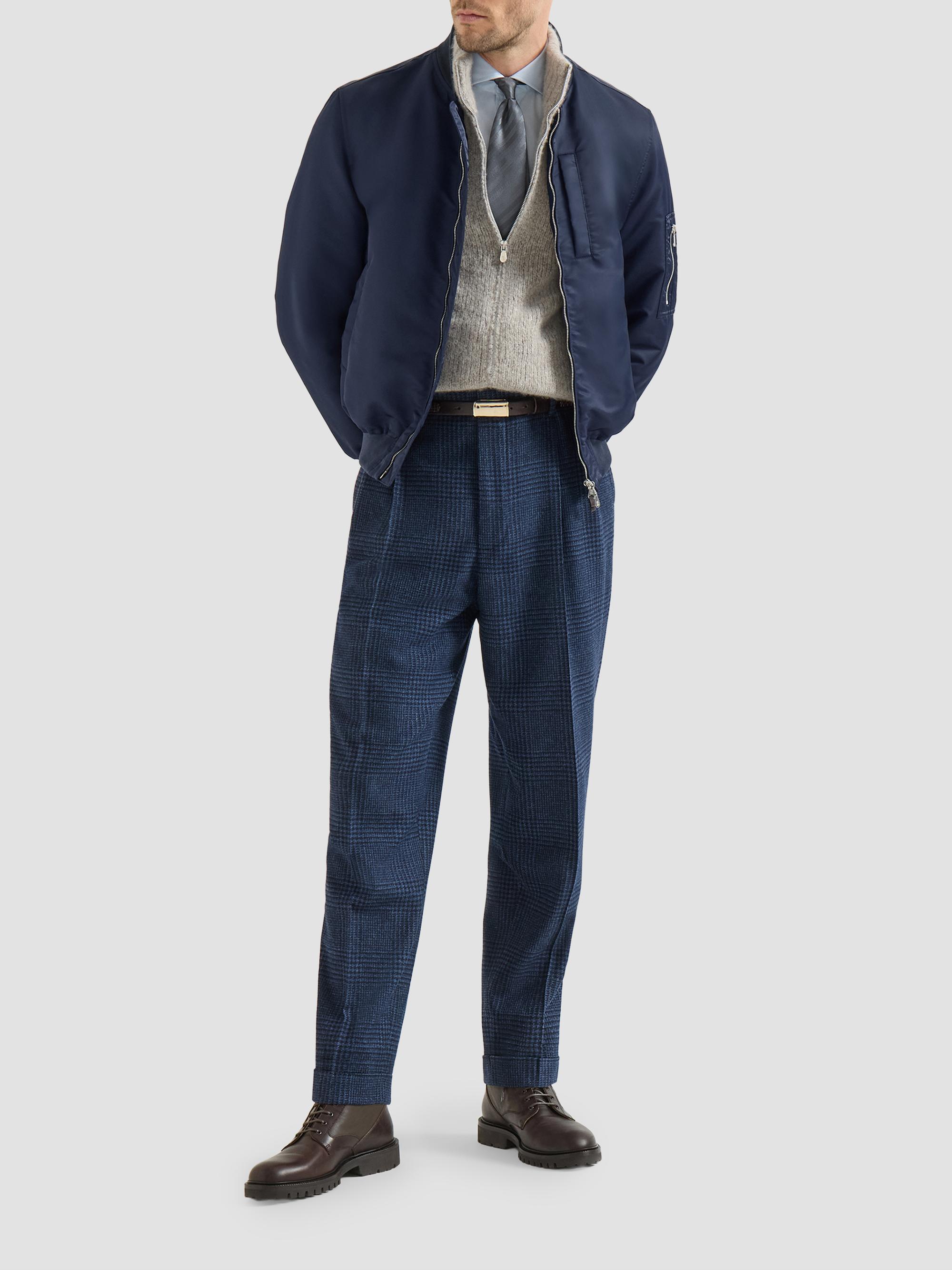 Brunello Cucinelli Cashmere and Silk High-Neck Cardigan | Saks