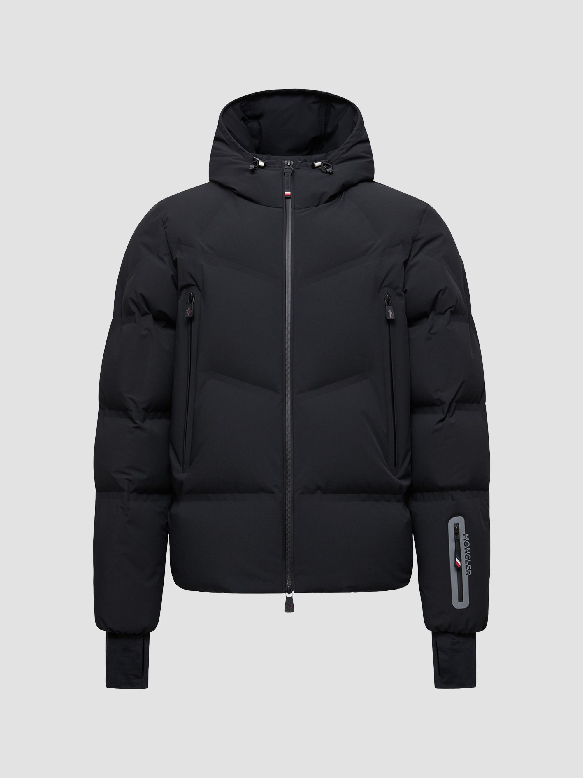 Moncler Montgenevre Wool Flannel Padded Hooded Jacket | Saks Fifth