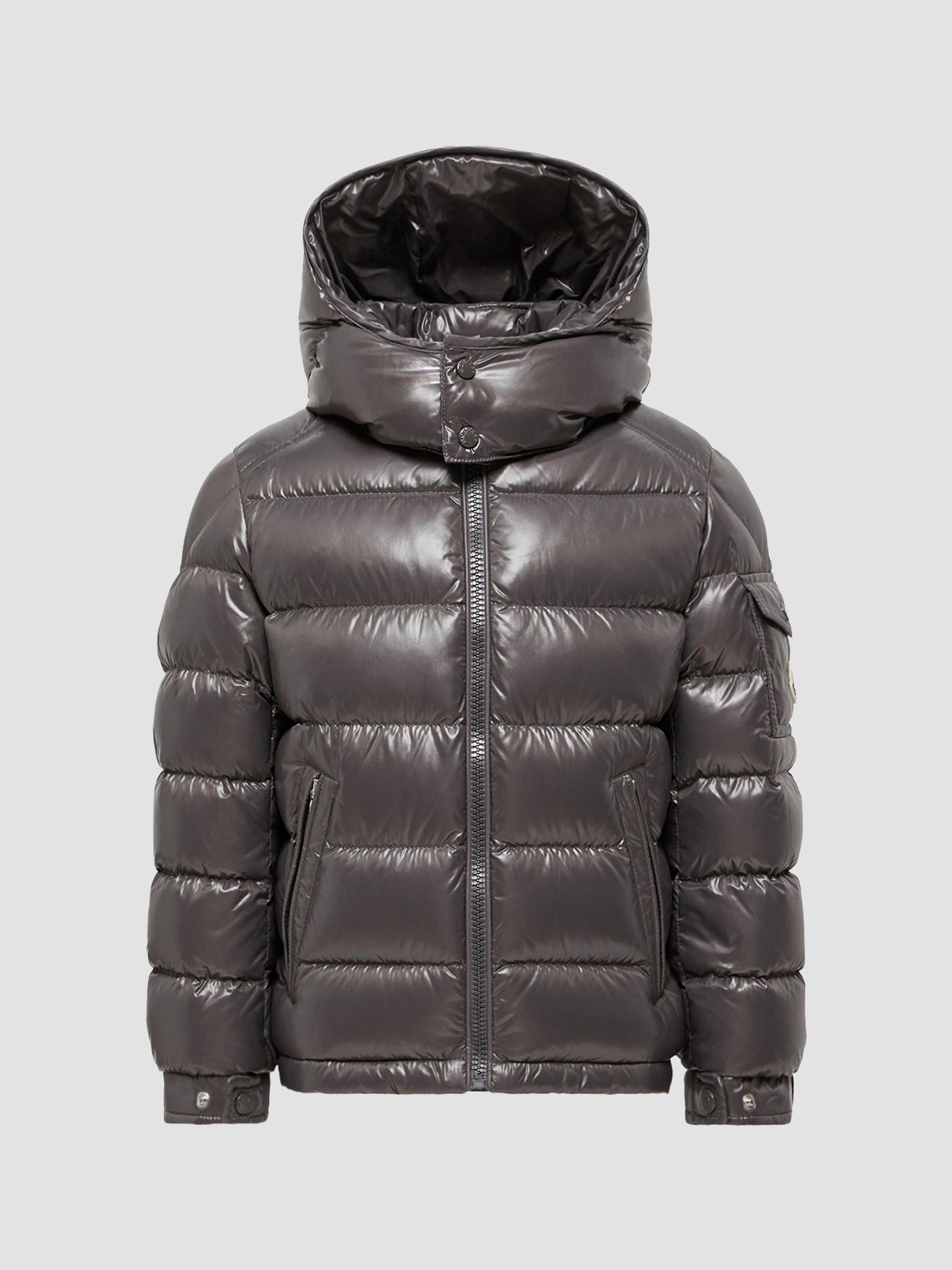 Moncler Little Boy's & Boy's New Maya Zip Up Jacket - Dark Gray | Thumbnail 5