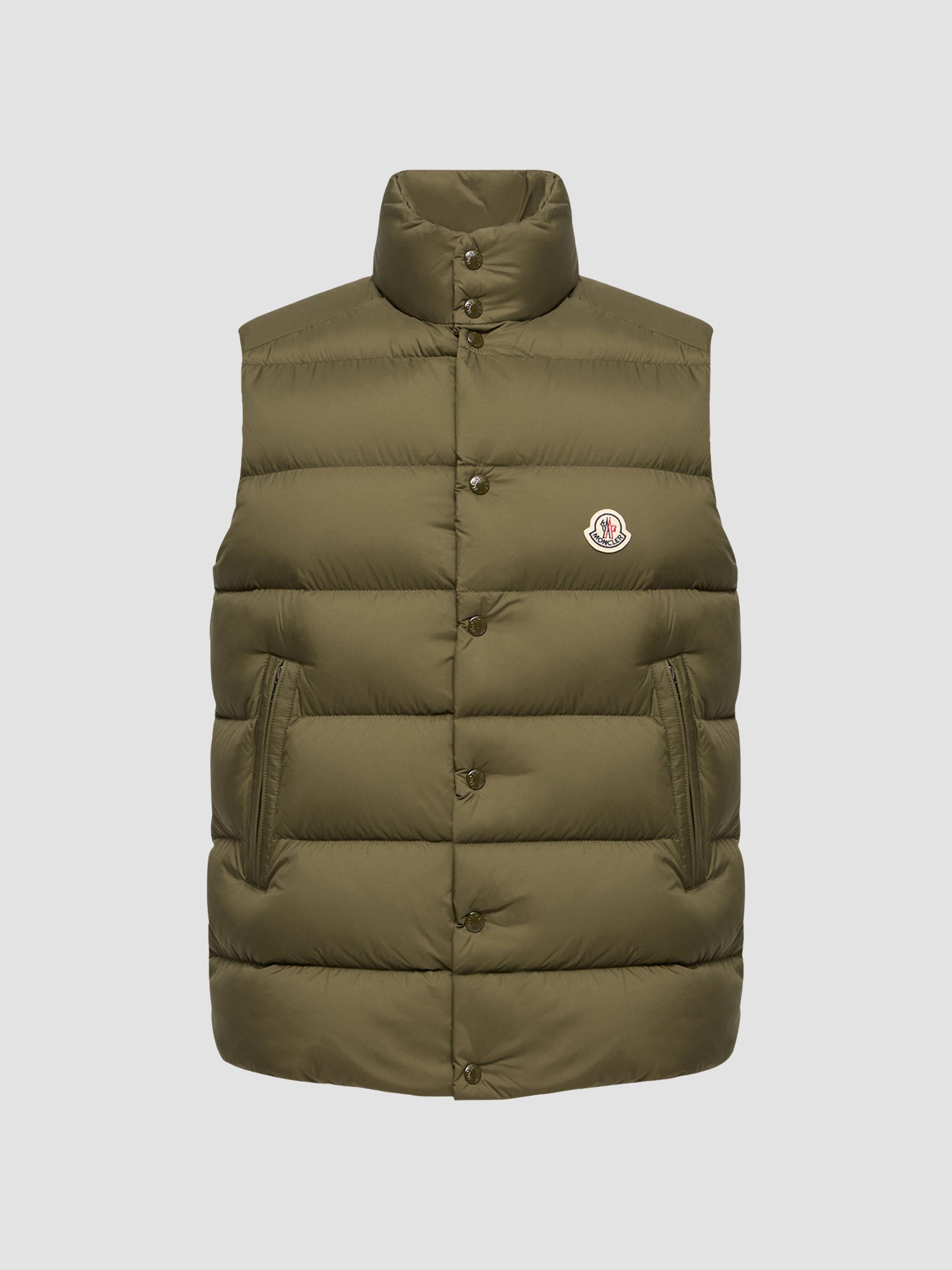 Moncler Men's Tibb Puffer Vest - Olive Green | Thumbnail 5
