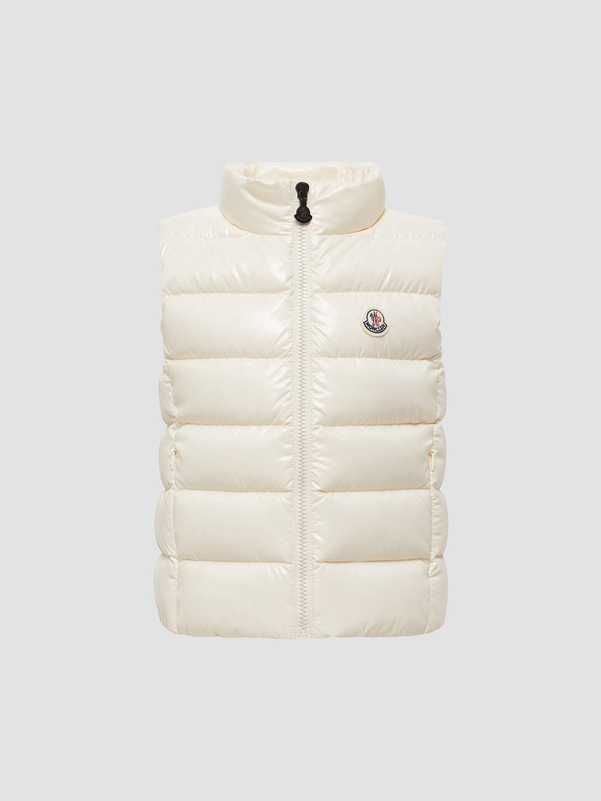 Moncler Little Girl's & Girl's Ghany Puffer Vest - White | Thumbnail 5
