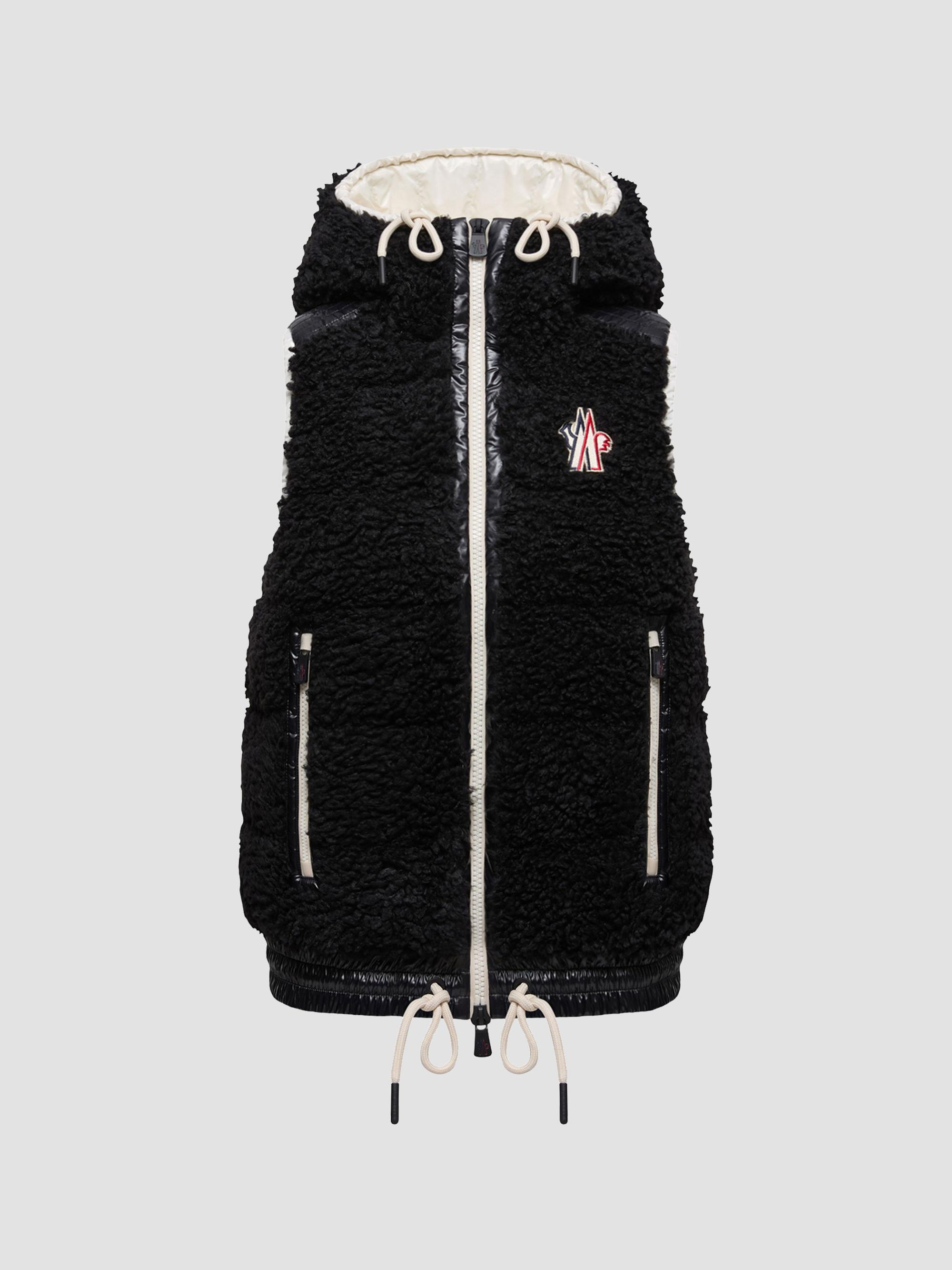 Moncler Grenoble Women's Down-Filled Vest in Teddy - Black | Thumbnail 5
