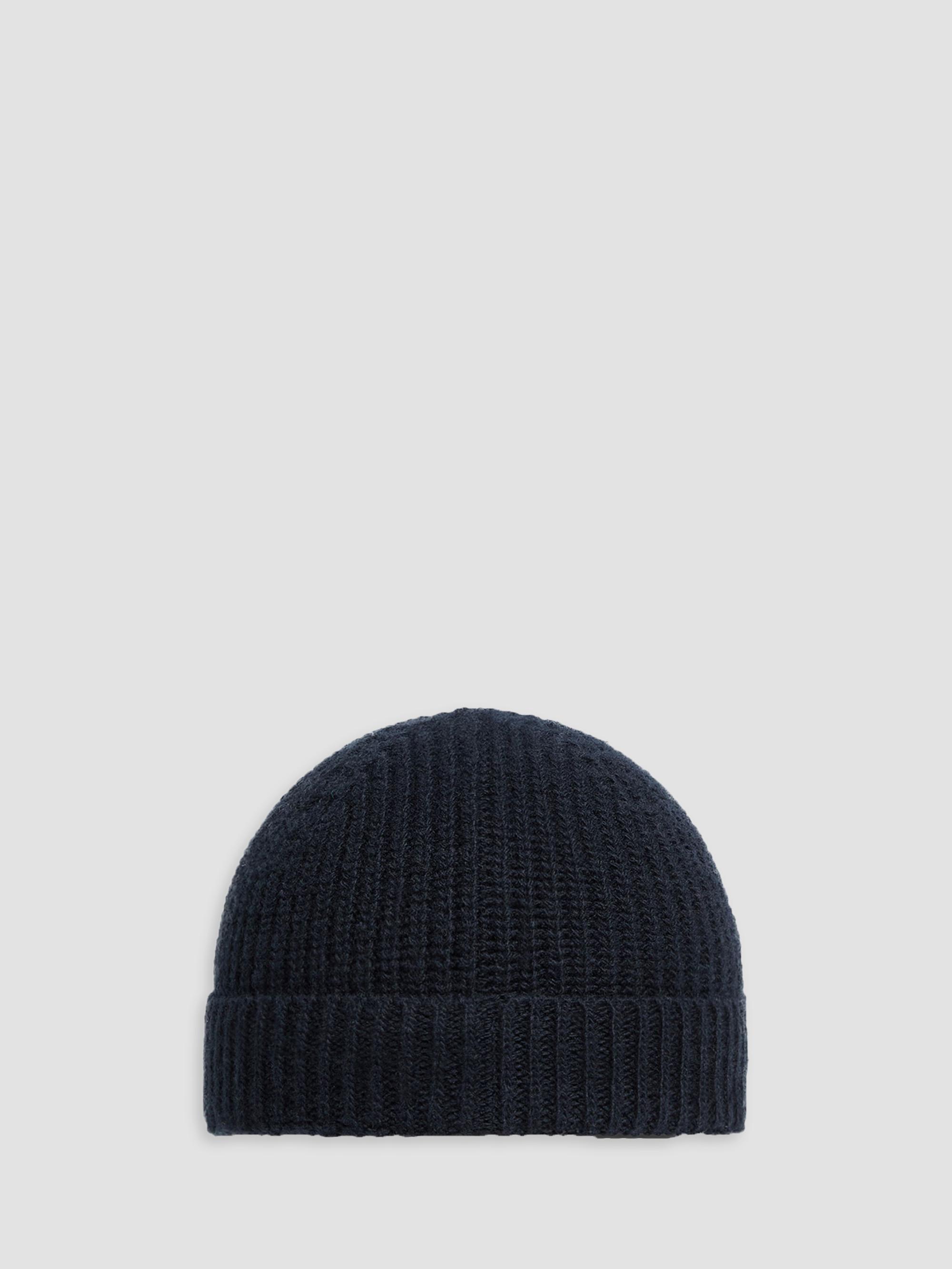 Moncler Baby Boy's & Little Boy's Beanie Hat in Wool - Navy Blue | Thumbnail 2