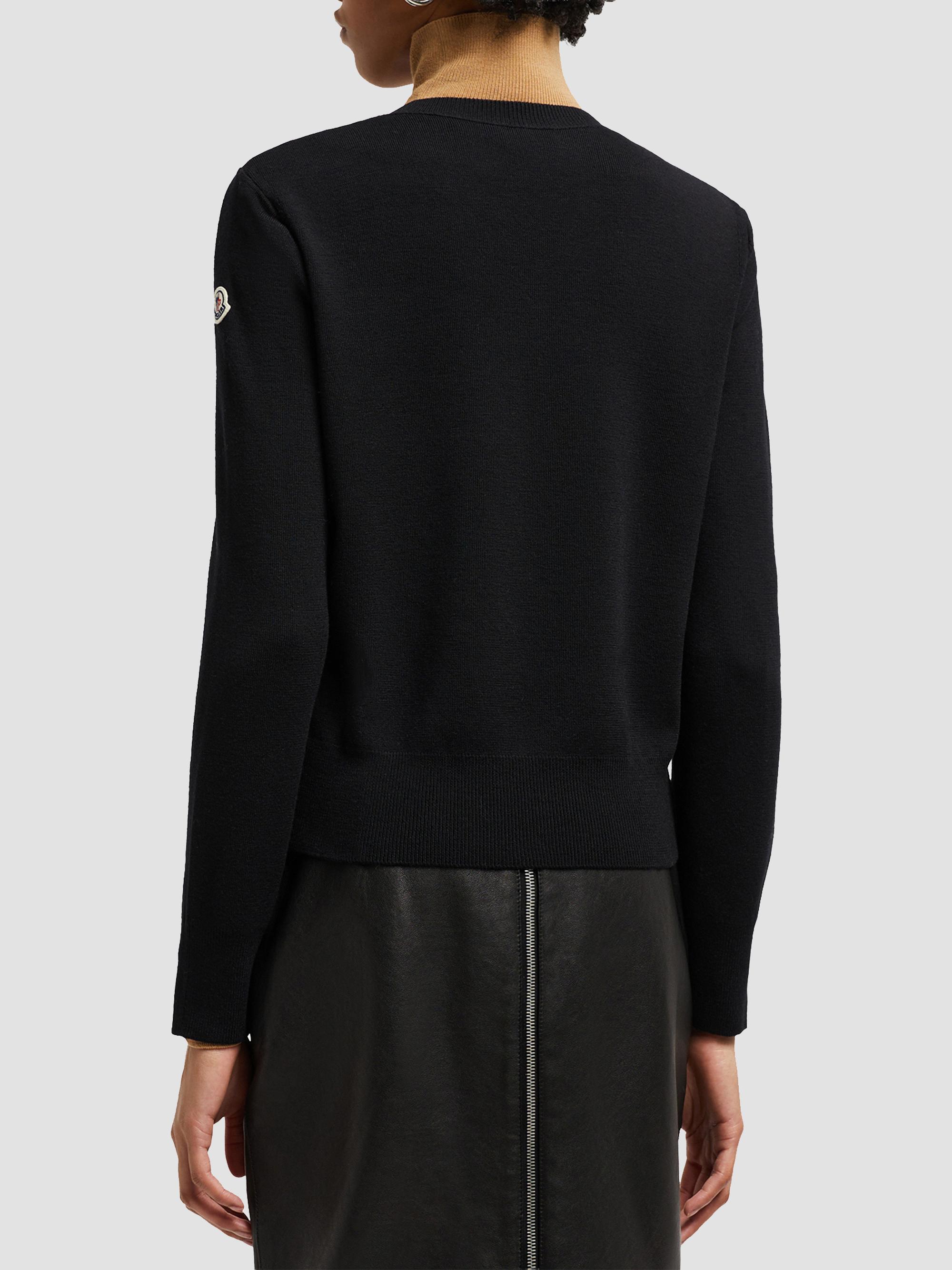 Moncler Padded Down Knit Zip Up Cardigan | Saks Fifth Avenue