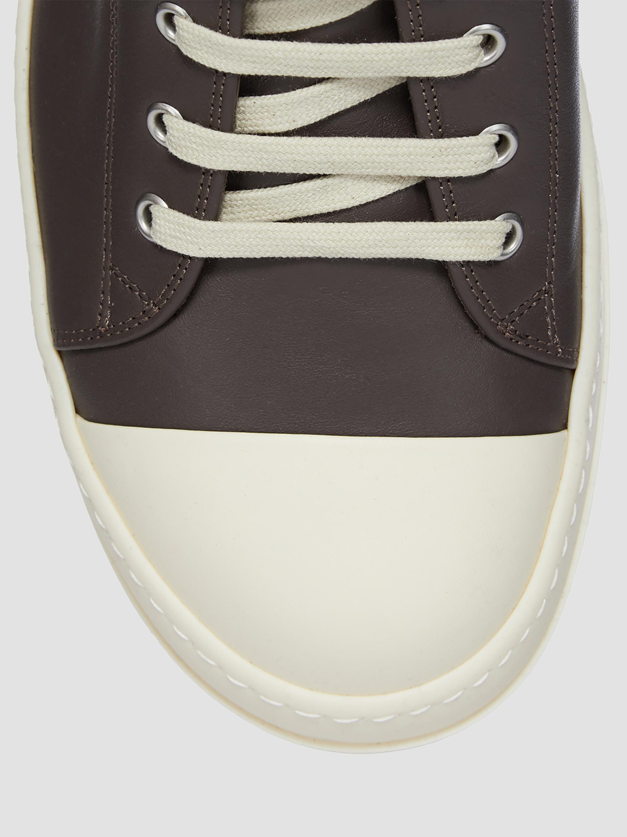 Rick Owens Leather Low-Top Sneakers | Saks Fifth Avenue
