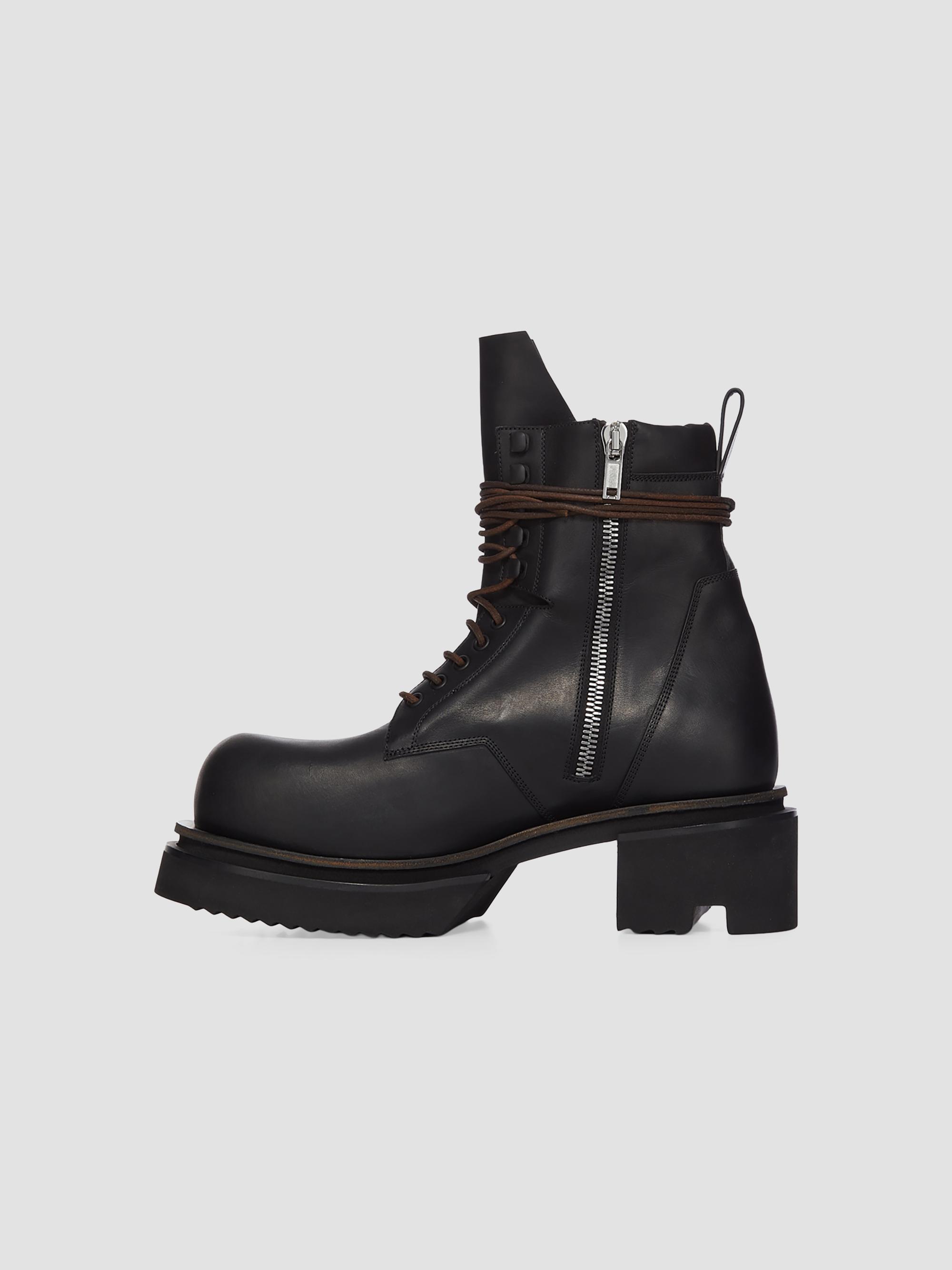 Rick Owens Low Army Boots 41 リックオウエンス Rick Owens Low Army Bogun Leather Boots | Saks Fifth Avenue