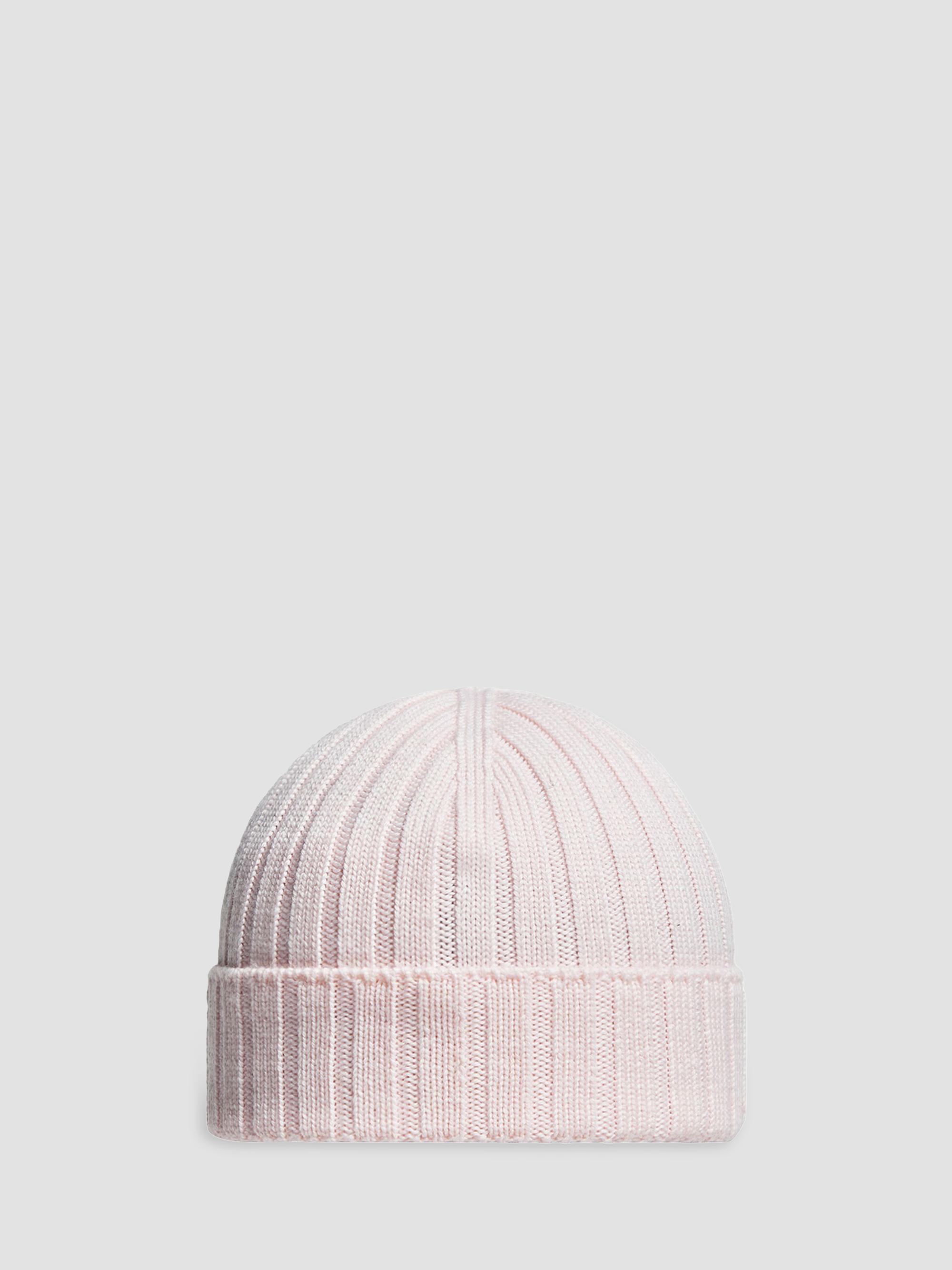 Moncler Baby Girl's Beanie Hat in Wool - Light Pink | Thumbnail 2