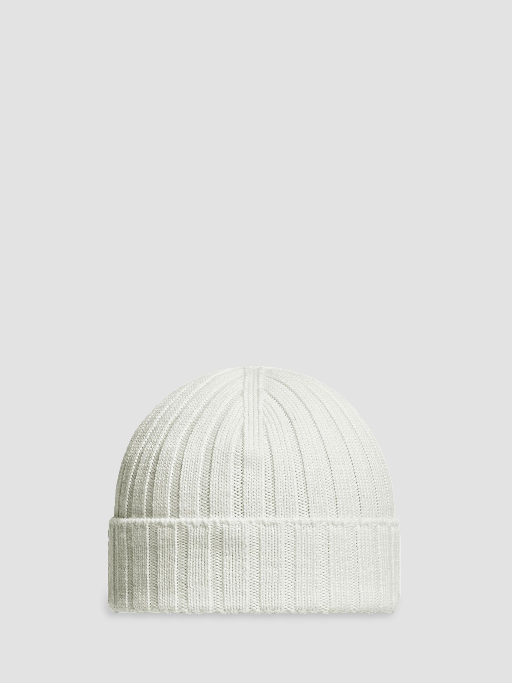 Moncler Baby Girl's Beanie Hat in Wool - White | Thumbnail 2