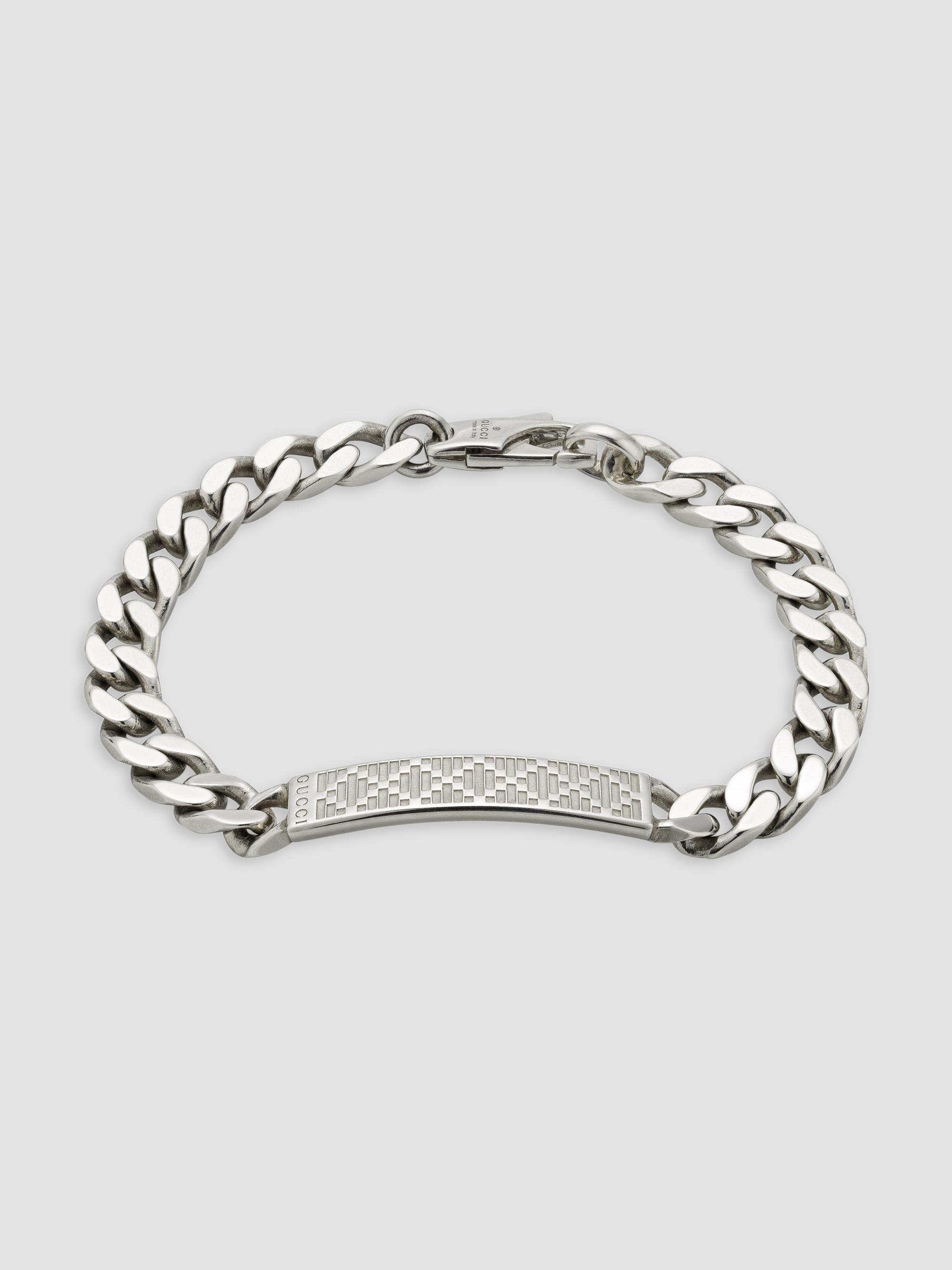 Gucci Sterling Silver & Diamante Bracelet | Saks Fifth Avenue