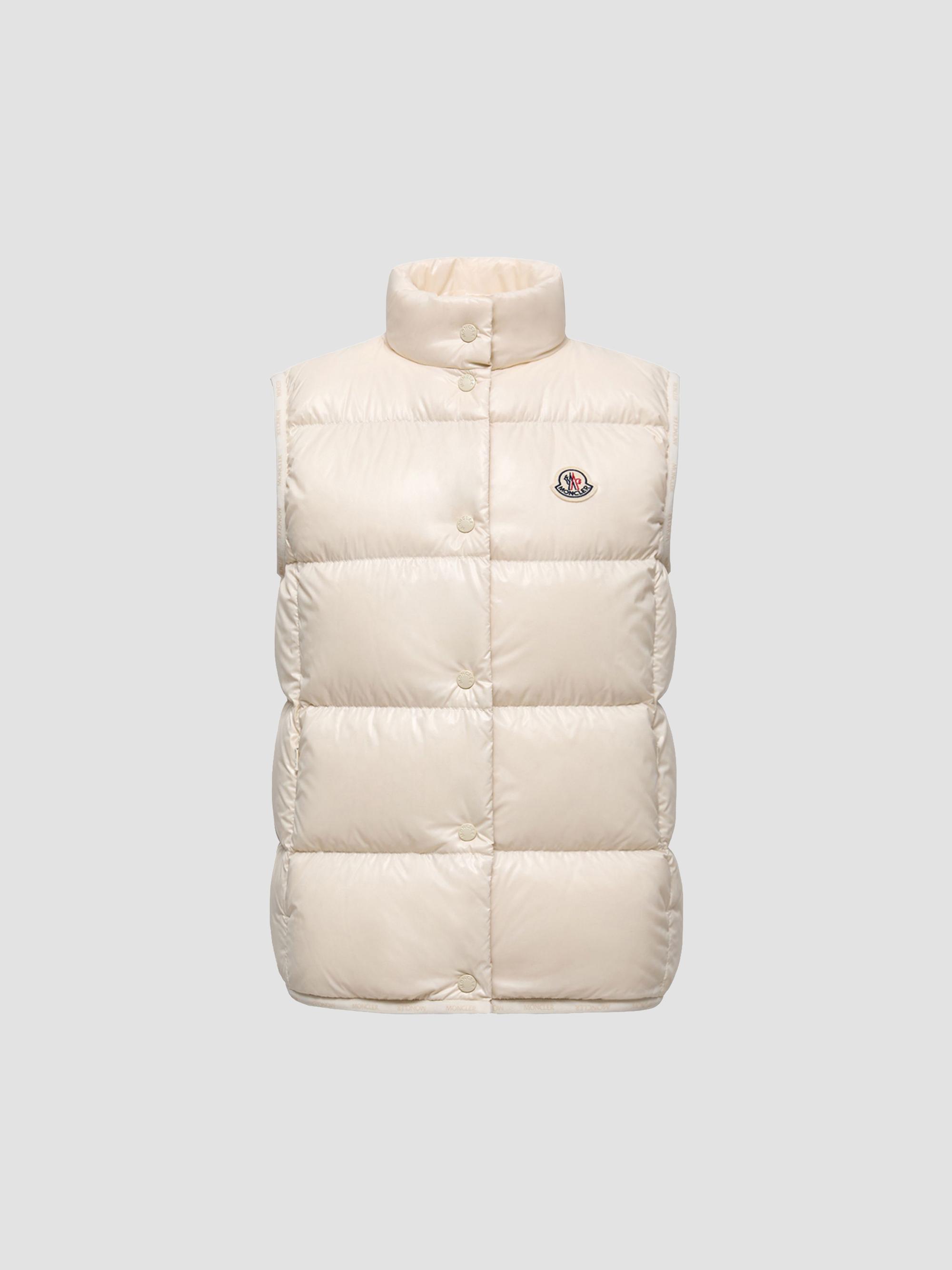 Moncler Women's Badia Puffer Vest - White | Thumbnail 5