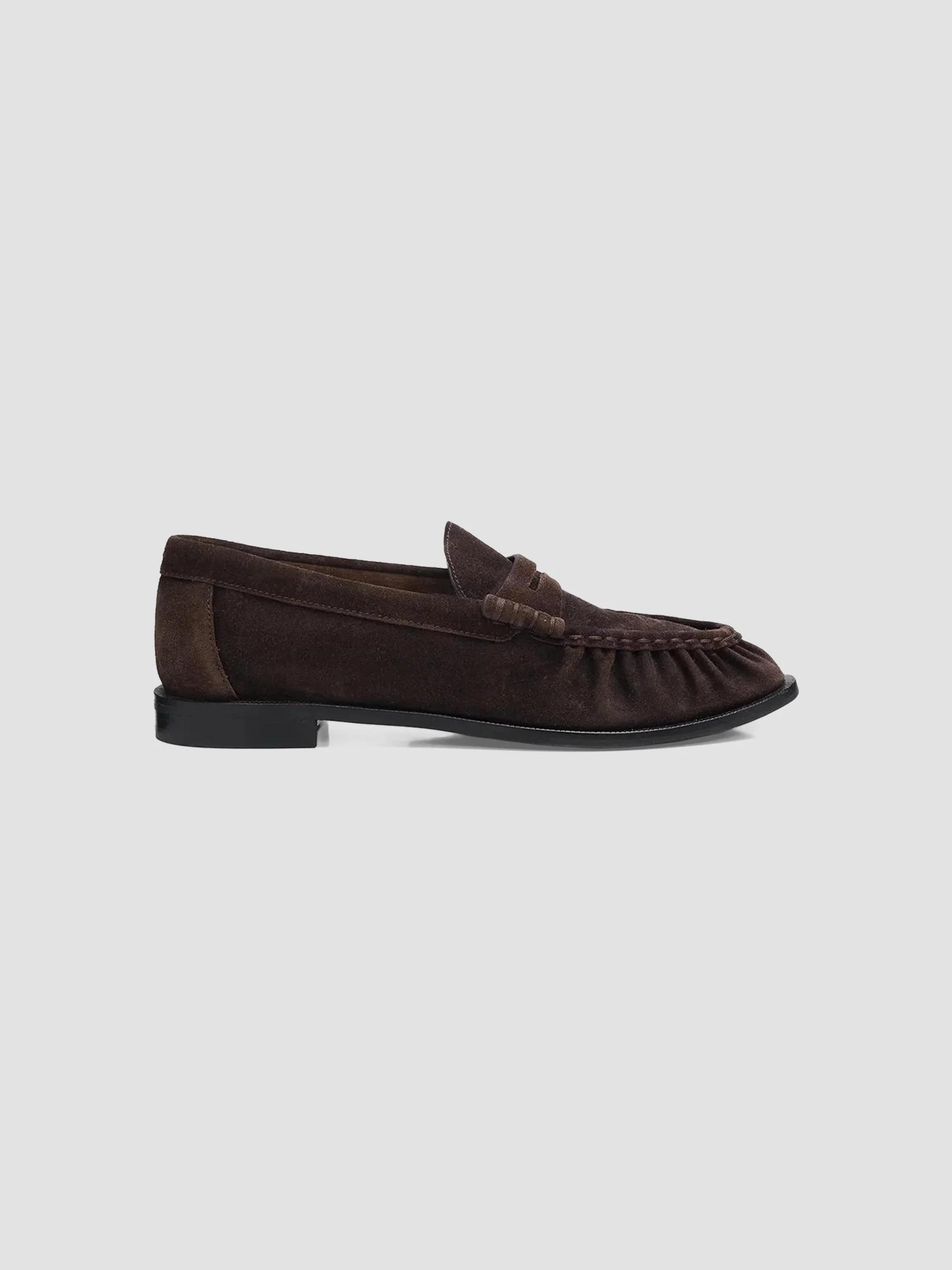 LOEWE Double L Suede Loafers | Saks Fifth Avenue