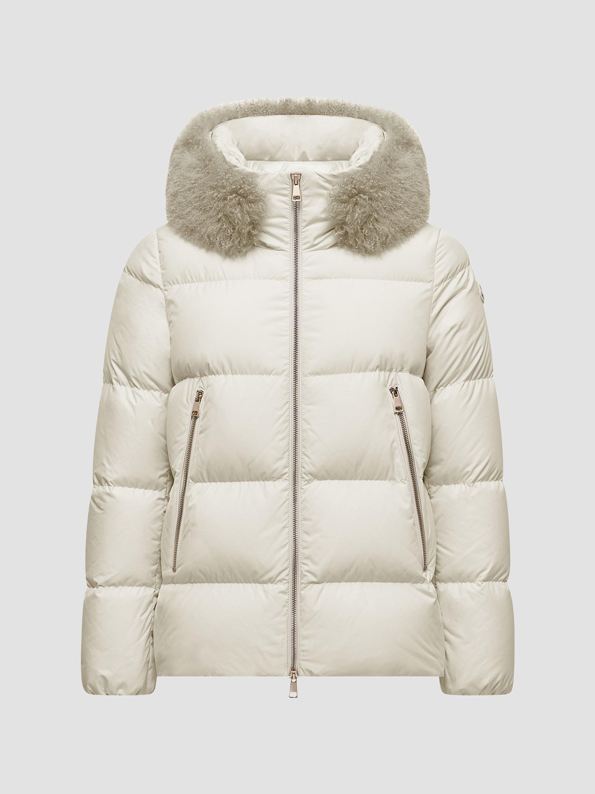 Moncler Women's Laichefur Puffer Jacket - White | Thumbnail 5