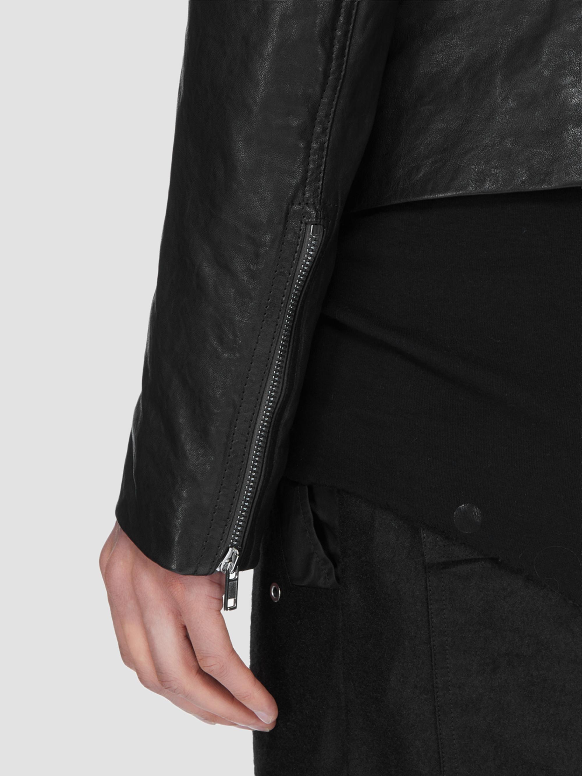 Rick Owens Release Leather Jacket | Saks Fifth Avenue
