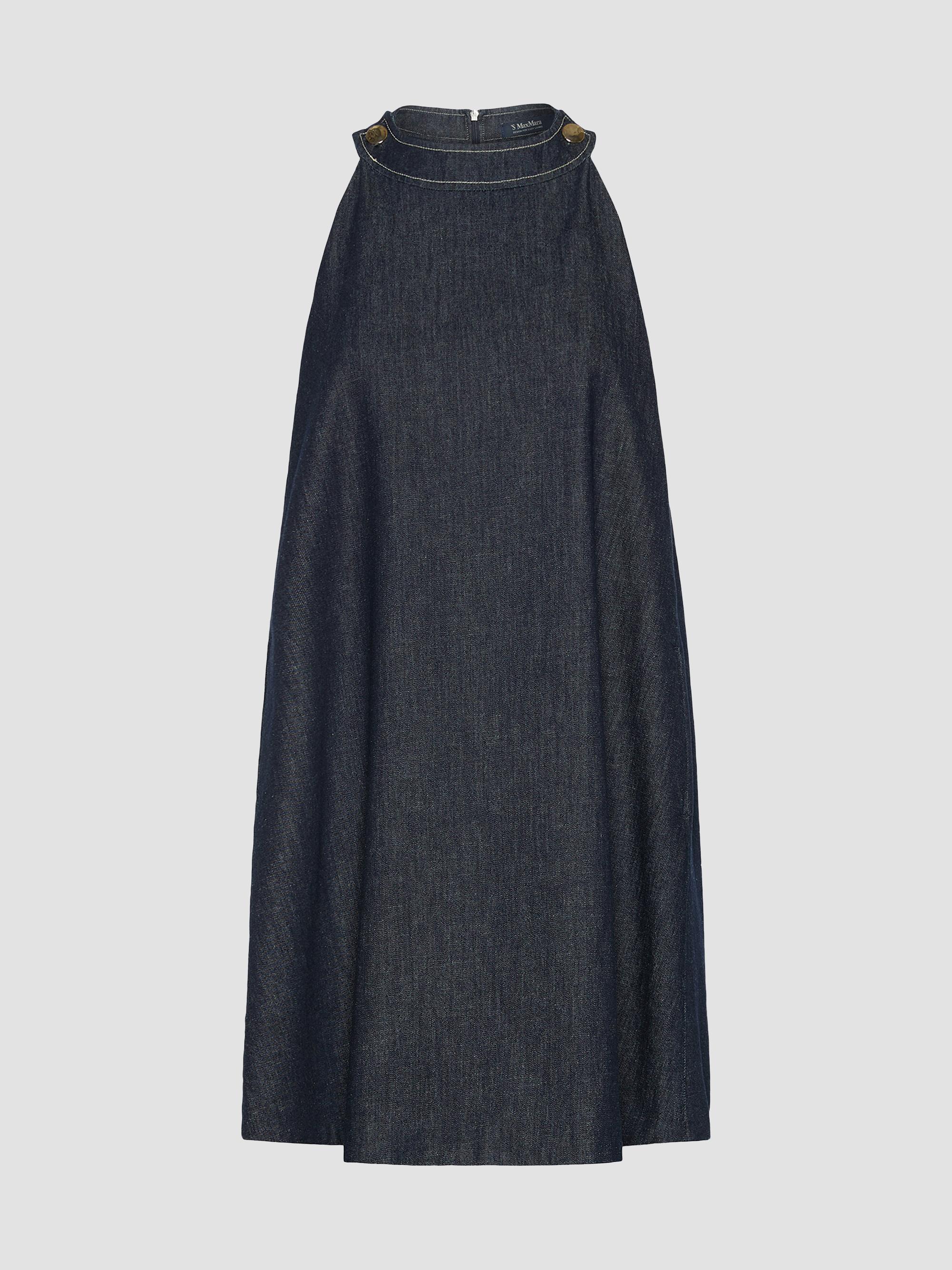 max mara cotton denim dress Weekend Max Mara | Woman - Cotton denim dress - Navy