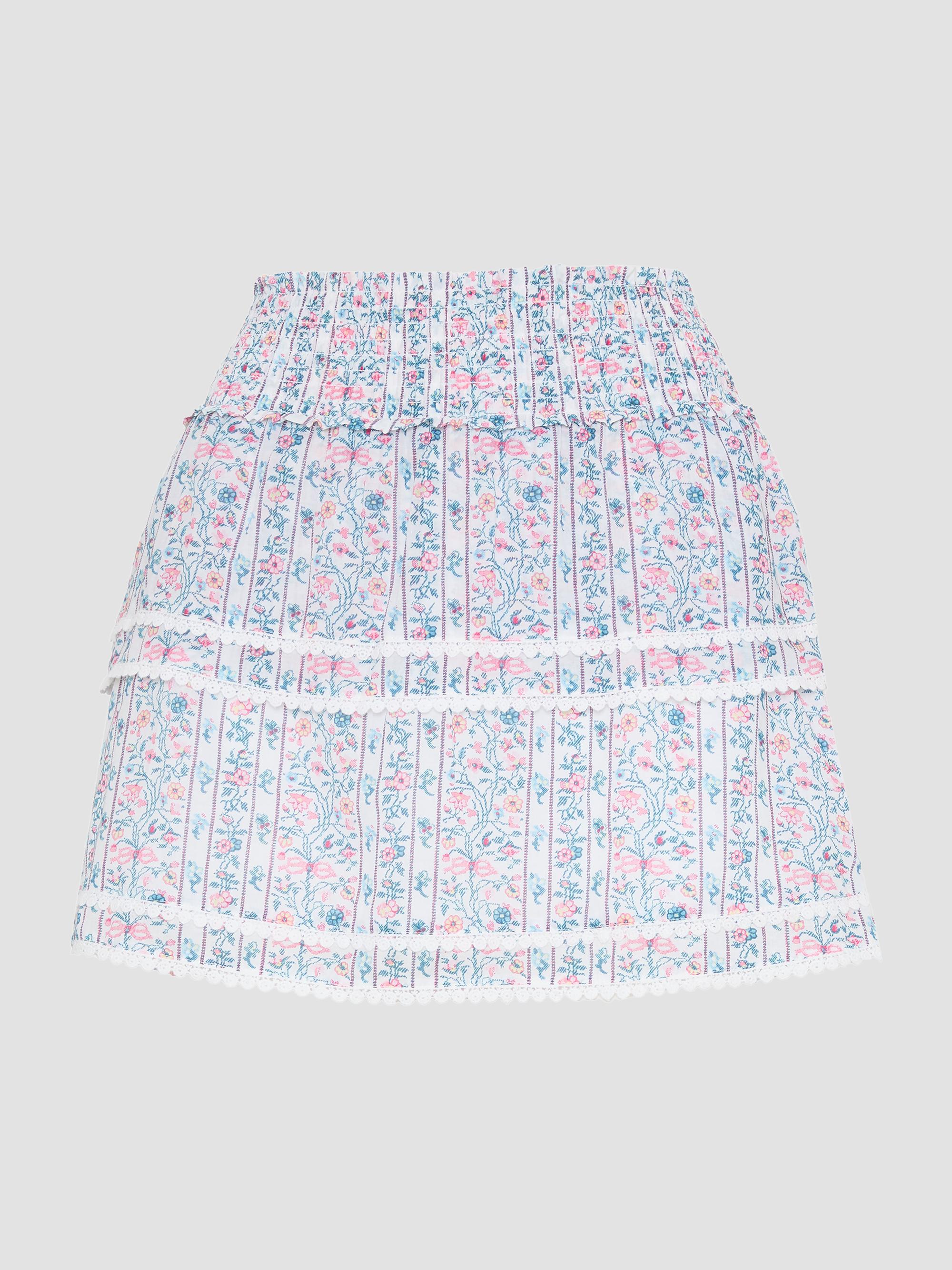 Hill House Home Women's The Meena Skirt - White Etched | Thumbnail 7