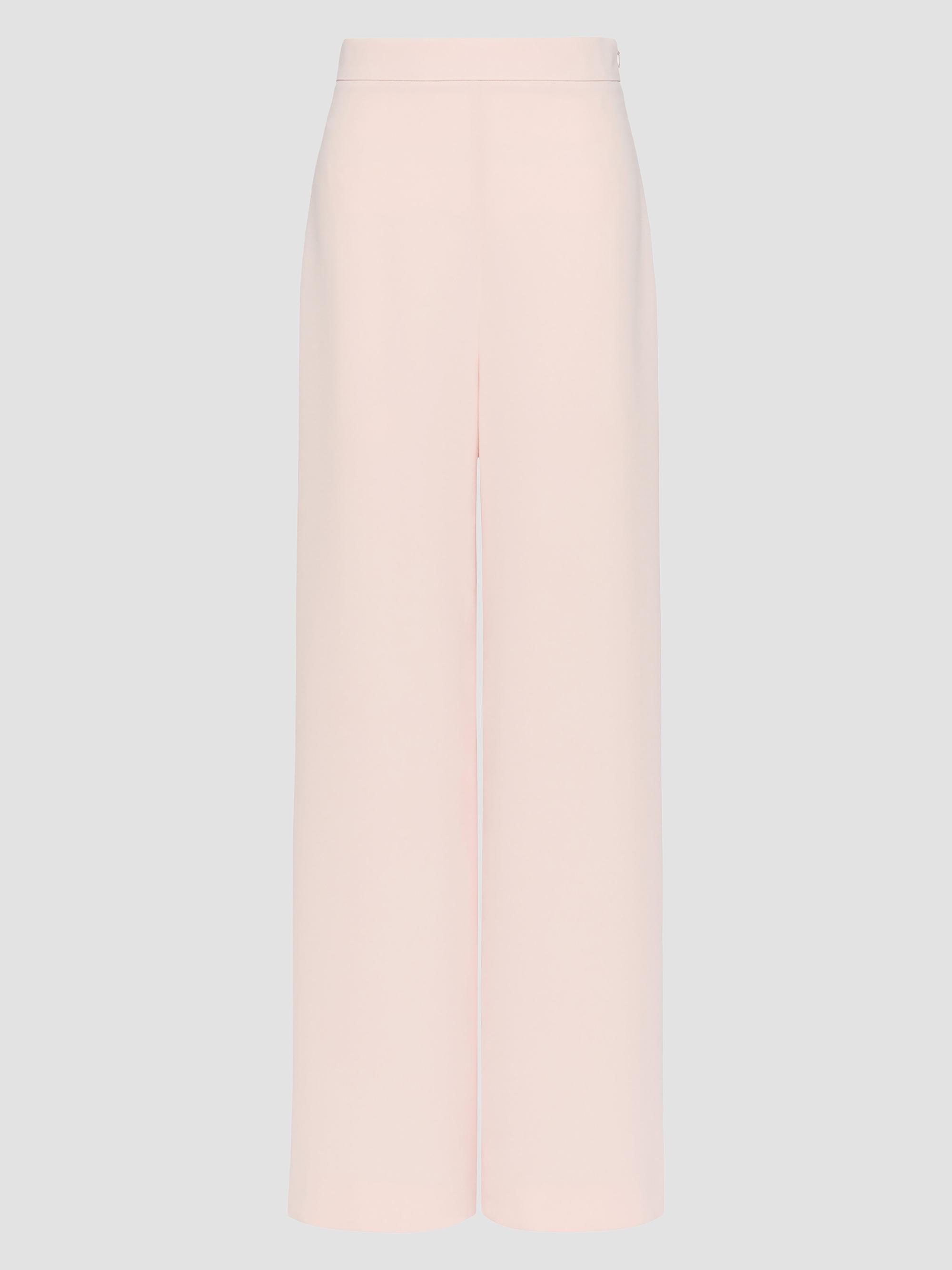 Max Mara Women's Cady Wide-Leg Trousers - Pink | Thumbnail 2