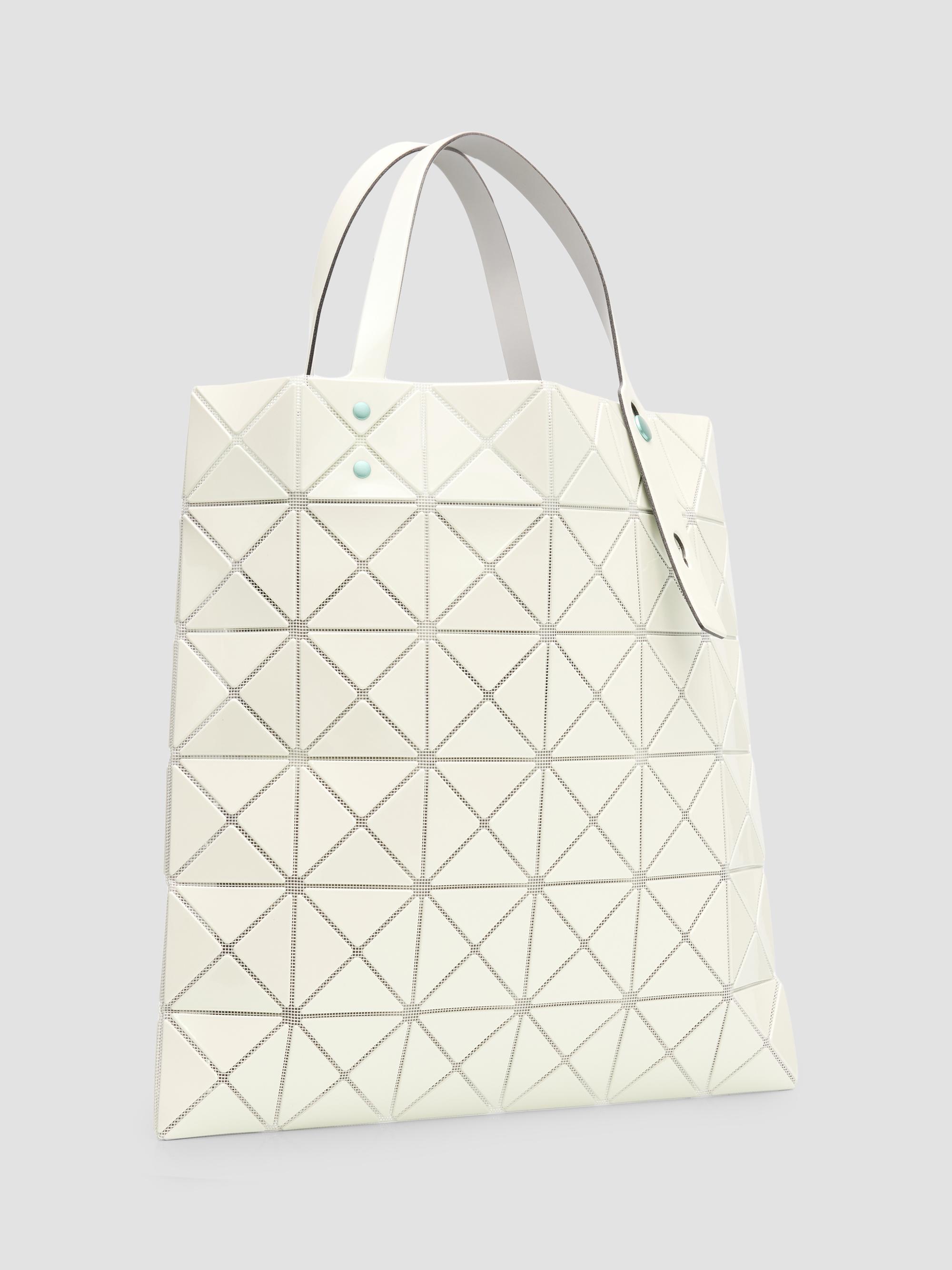 BAO BAO ISSEY MIYAKE Women's Lucent Matte Tote Bag - Green White | Thumbnail 3