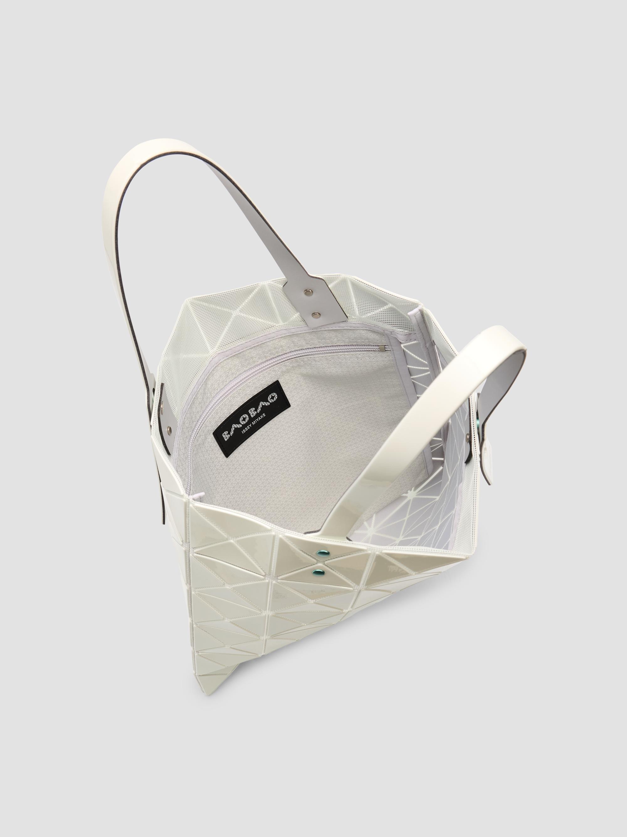 BAO BAO ISSEY MIYAKE Women's Lucent Matte Tote Bag - Green White | Thumbnail 4