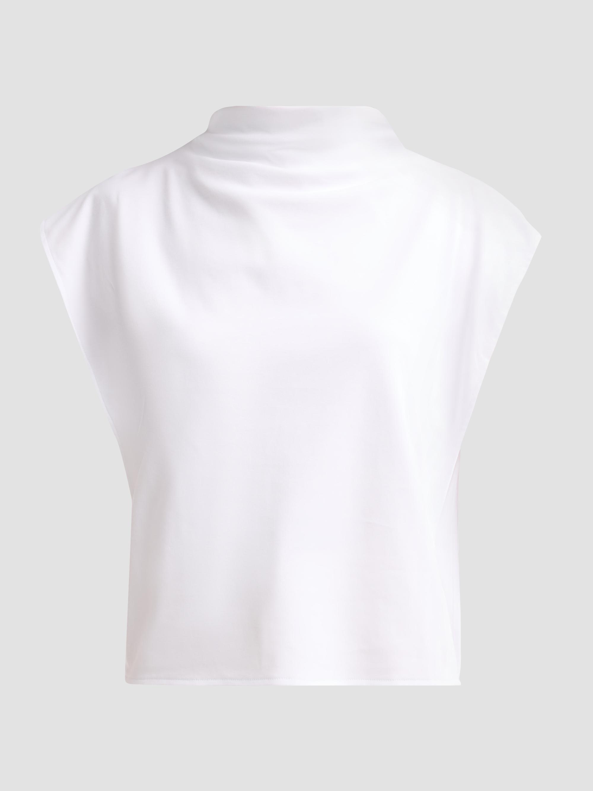 Tanya Taylor Women's Adrien Draped Top - Optic White