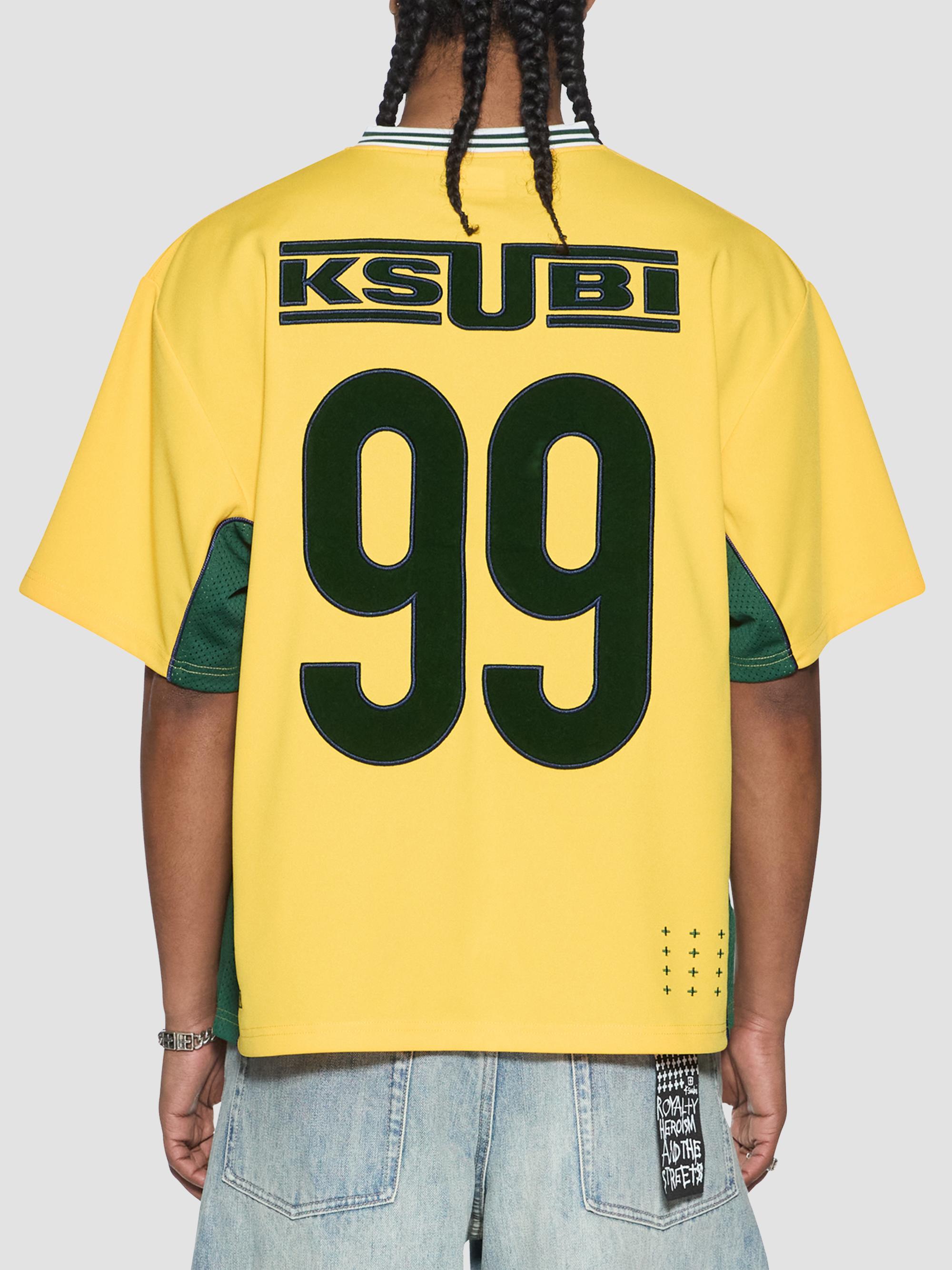 Ksubi Men's Offside Short-Sleeve Jersey - Gold | Thumbnail 3