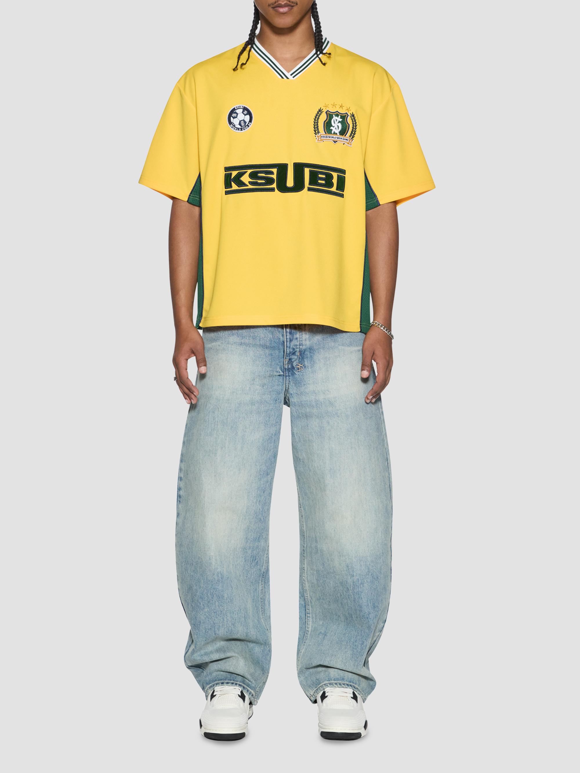 Ksubi Men's Offside Short-Sleeve Jersey - Gold | Thumbnail 2