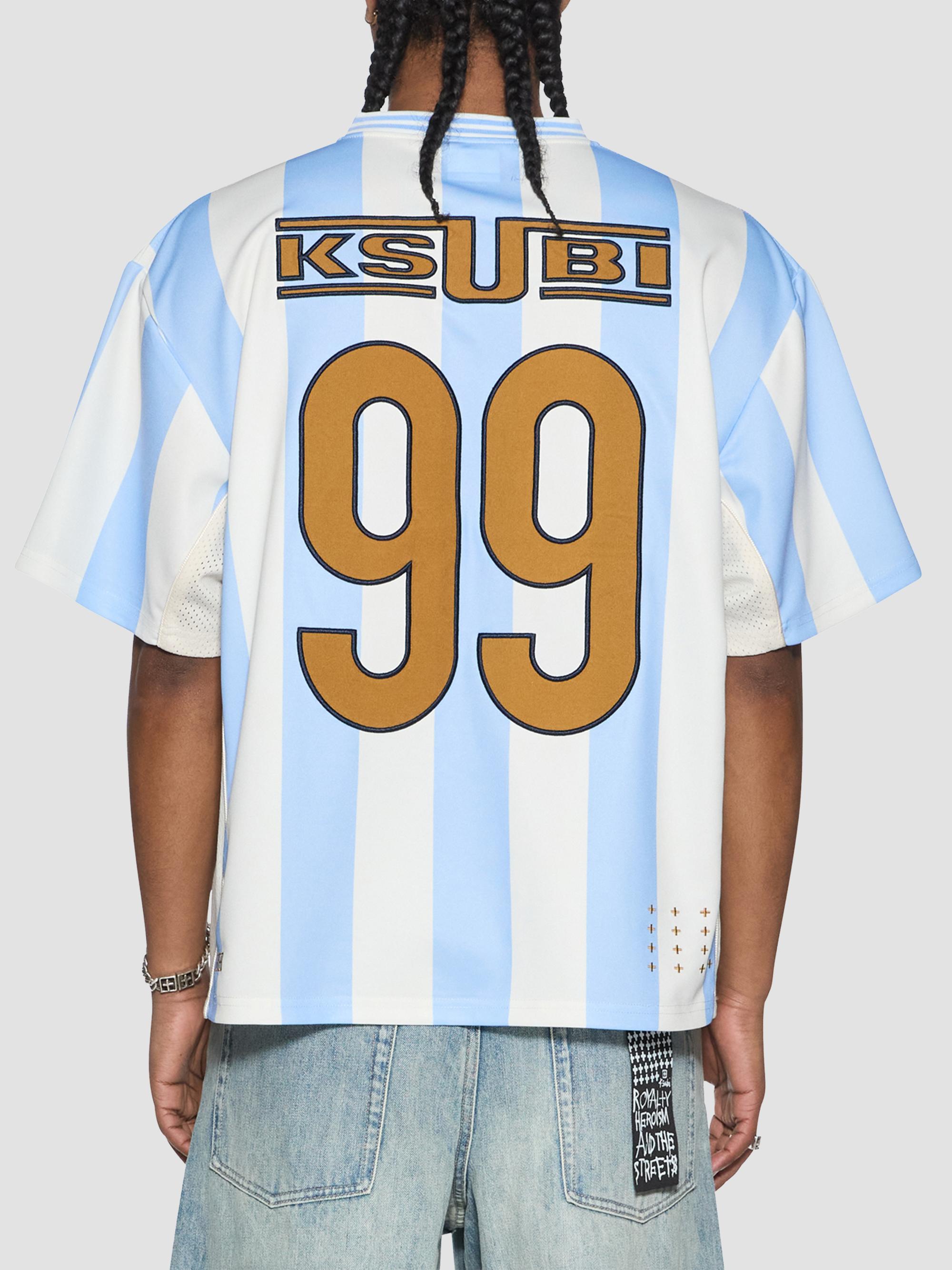 Ksubi Men's Offside Short-Sleeve Jersey - Skyblue | Thumbnail 3