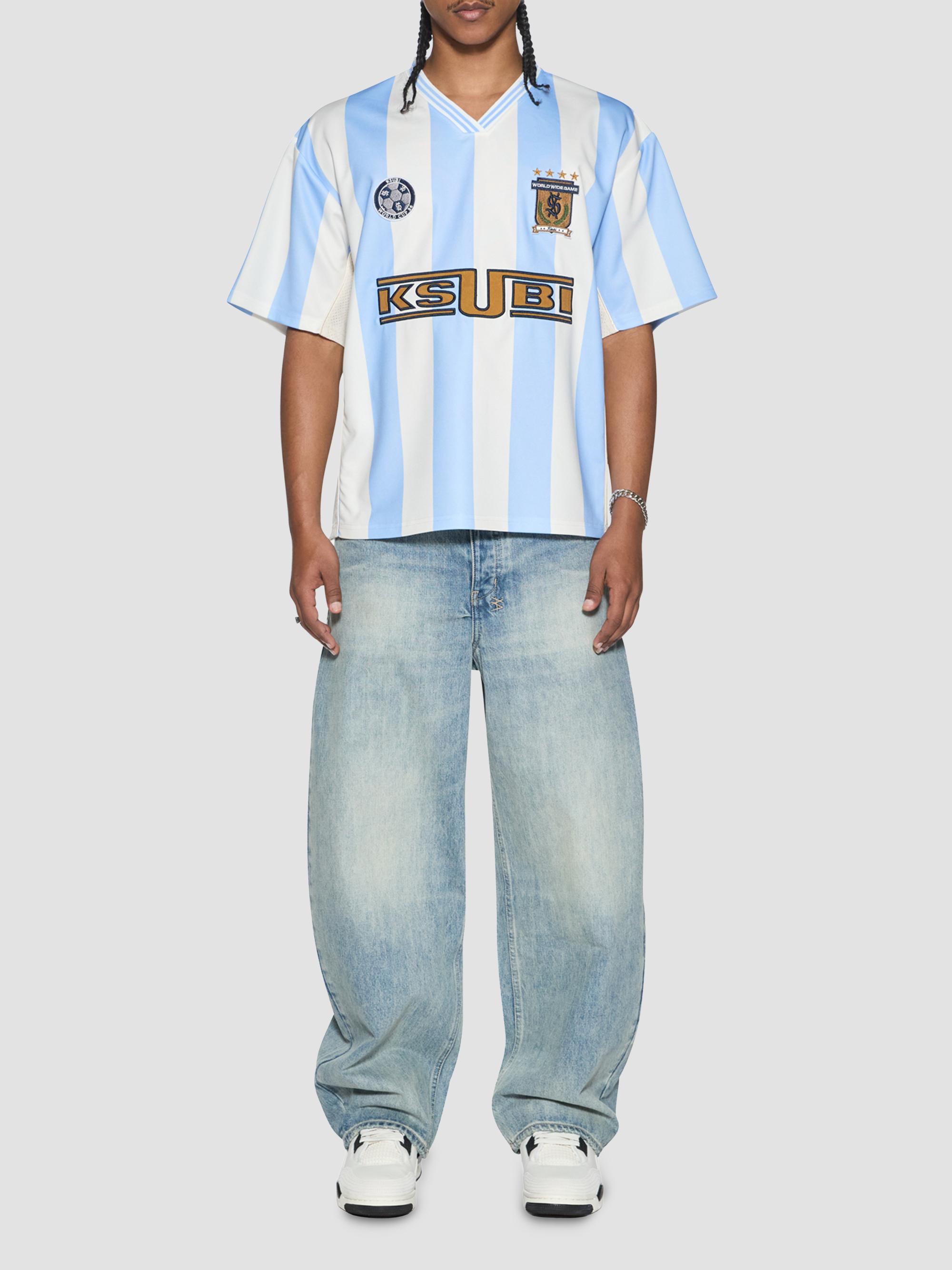 Ksubi Men's Offside Short-Sleeve Jersey - Skyblue | Thumbnail 2
