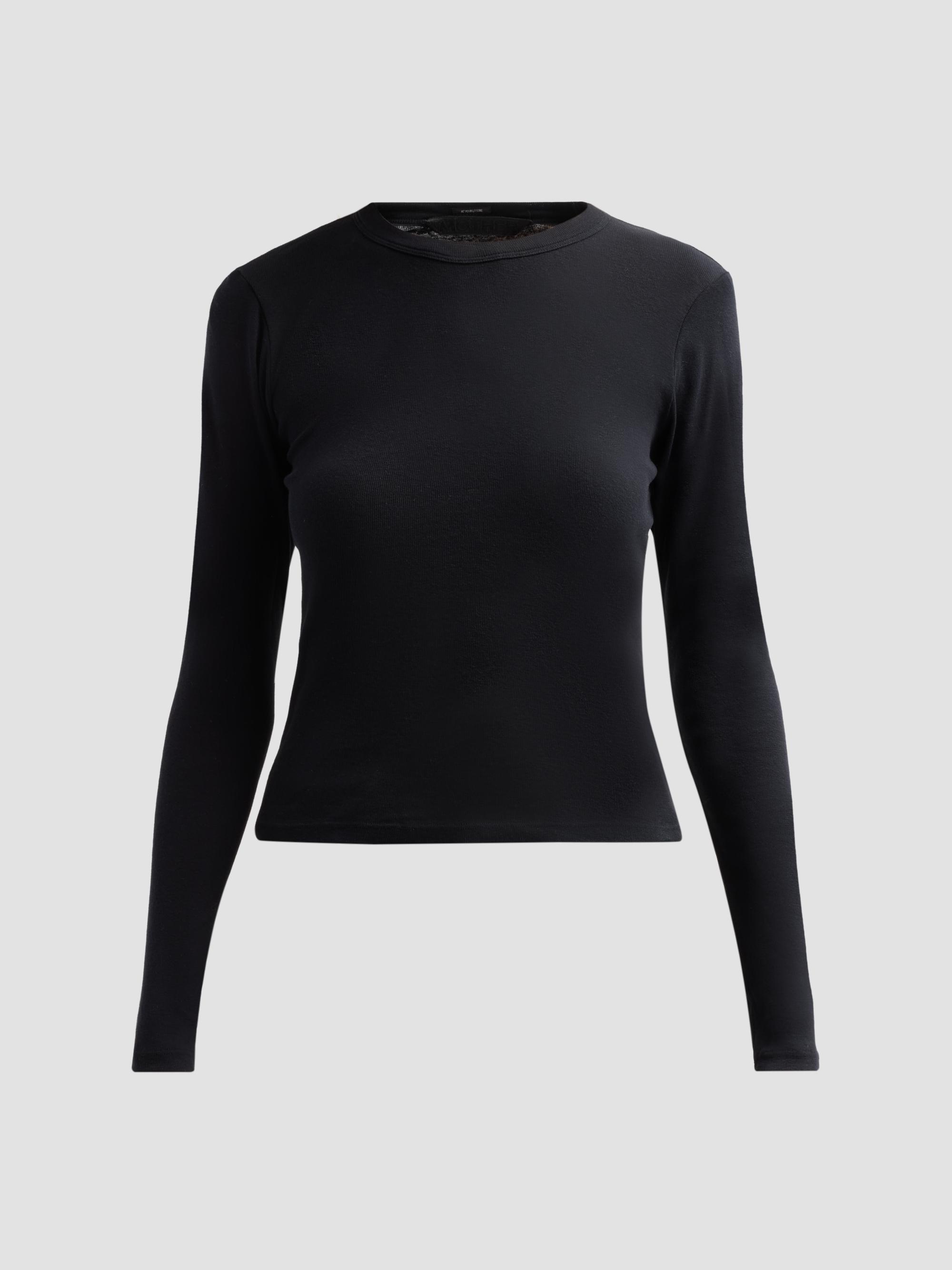 Marine Serre Regenerated Jersey Crescent Top | Saks Fifth Avenue