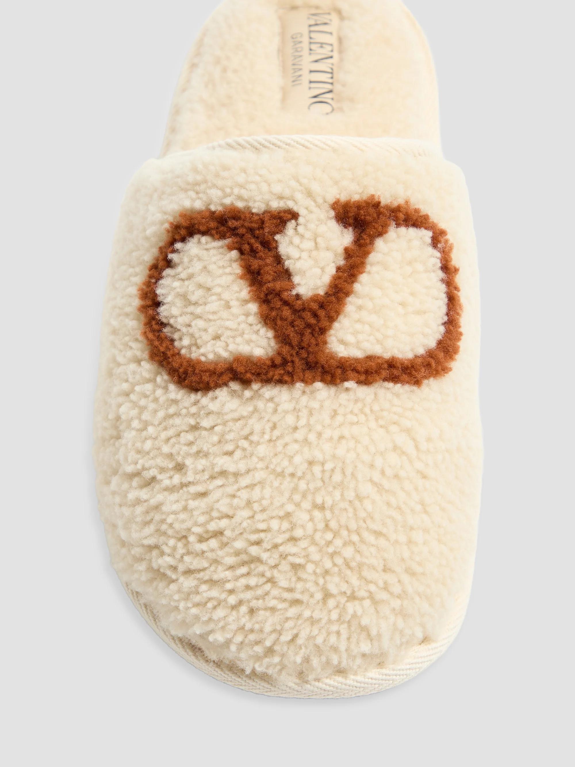 Valentino Garavani Ta Chambre Wool Slides | Saks Fifth Avenue
