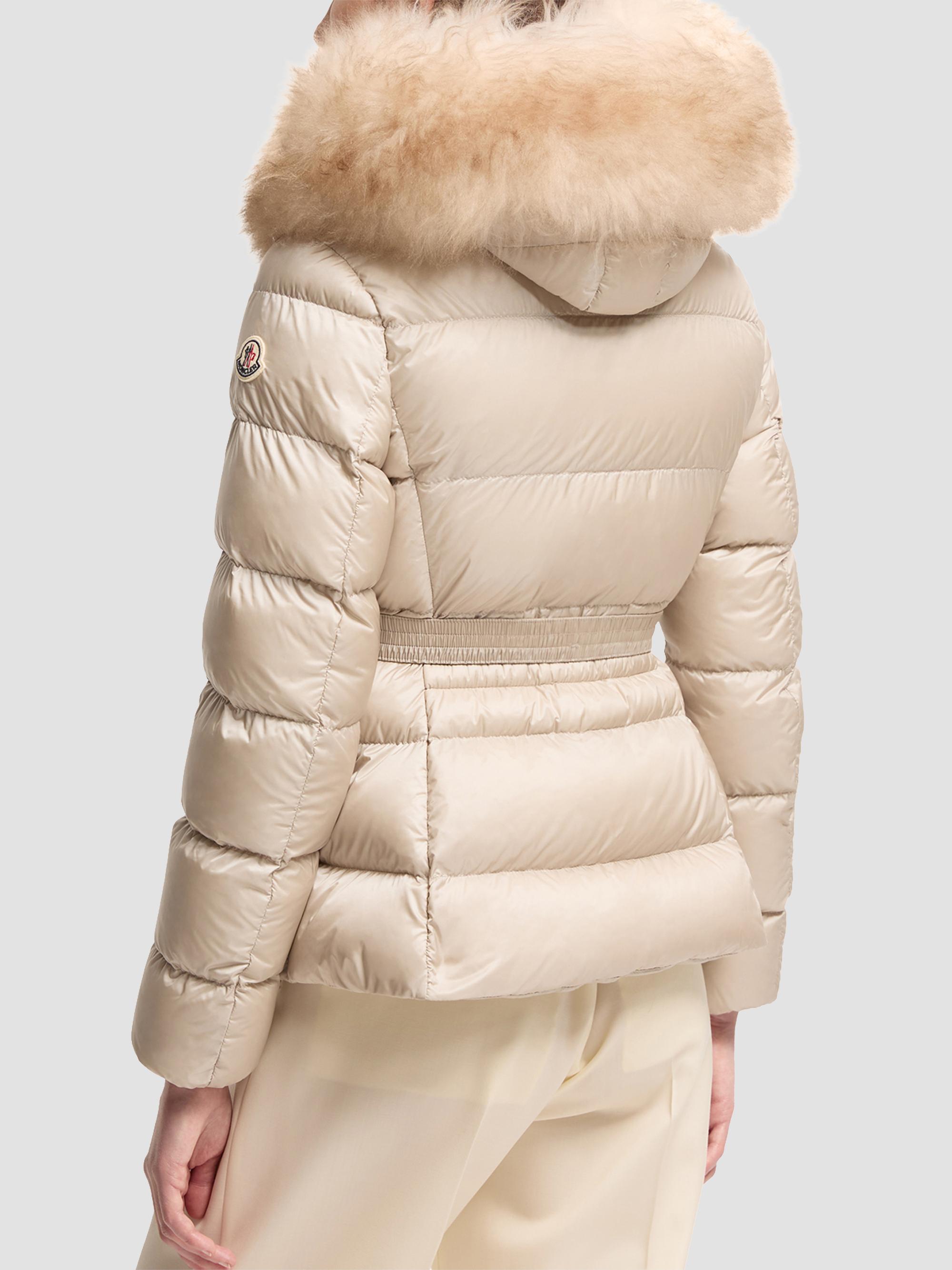 Moncler Women's Boed Puffer Jacket - Light Beige | Thumbnail 3