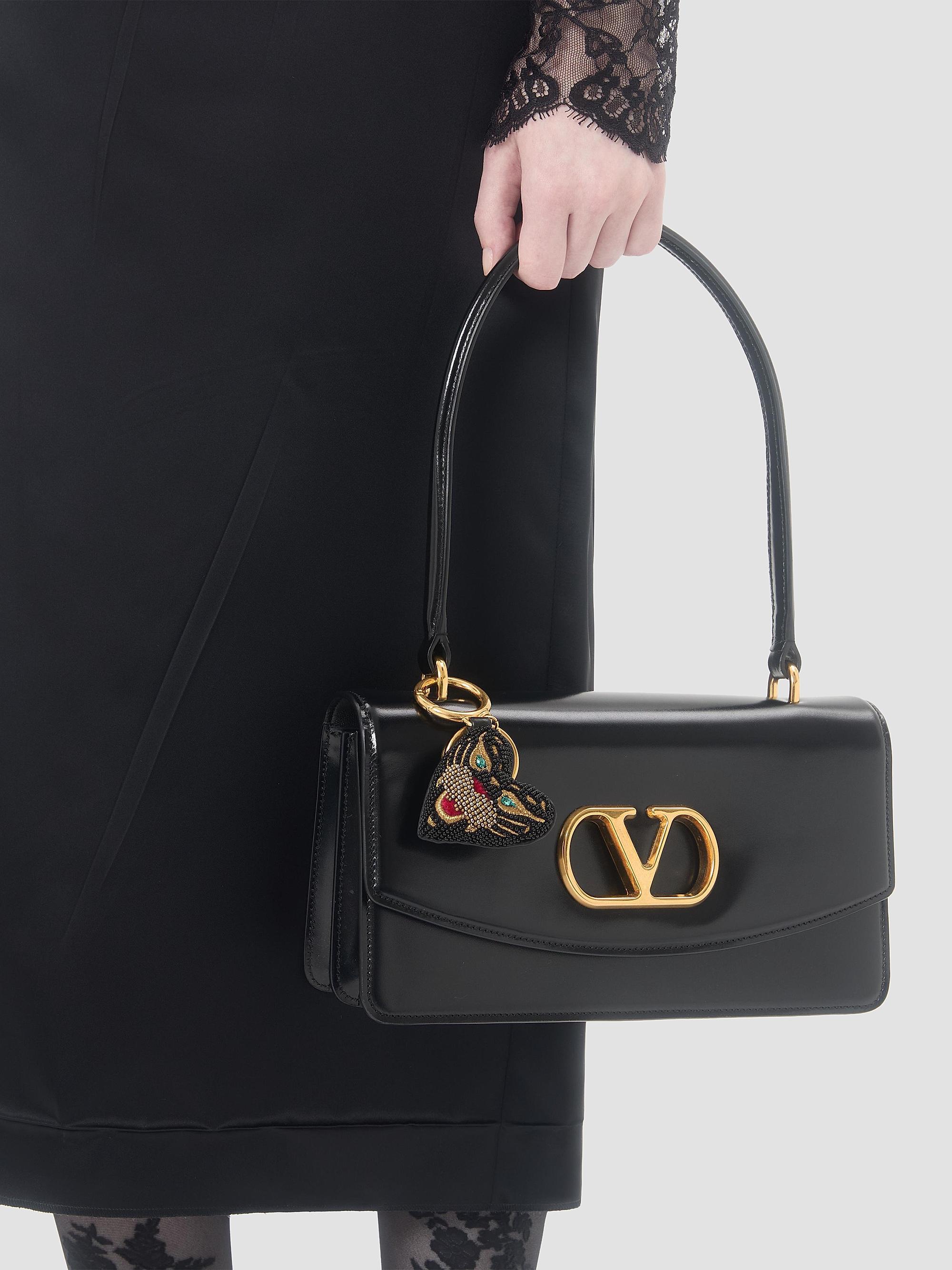 Valentino Garavani Bag Charm with Keychain in Nappa | Saks Fifth