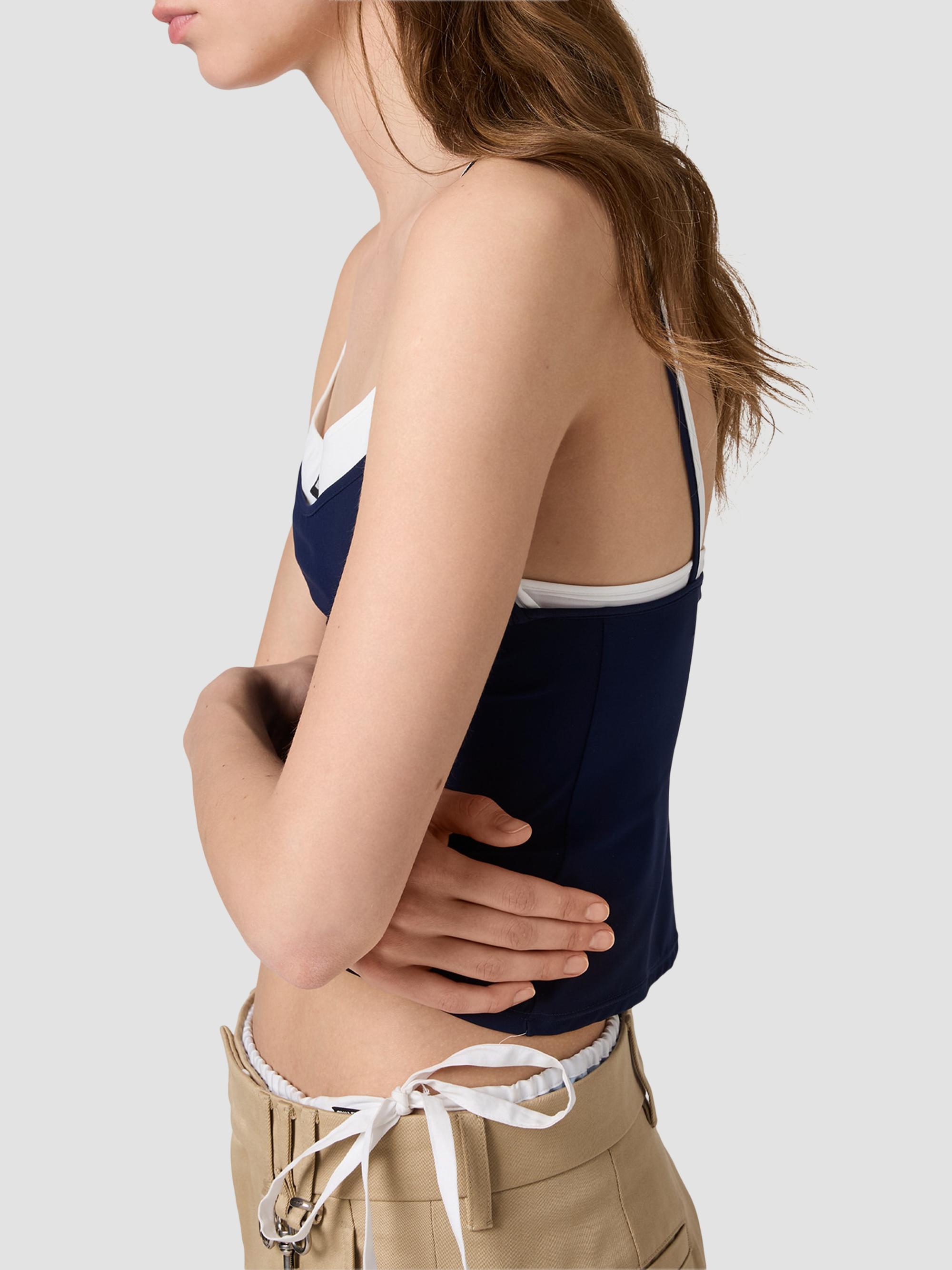 miu miu 半袖 トップス ウエストリボン Miu Miu Stretch Jersey Top | Saks Fifth Avenue