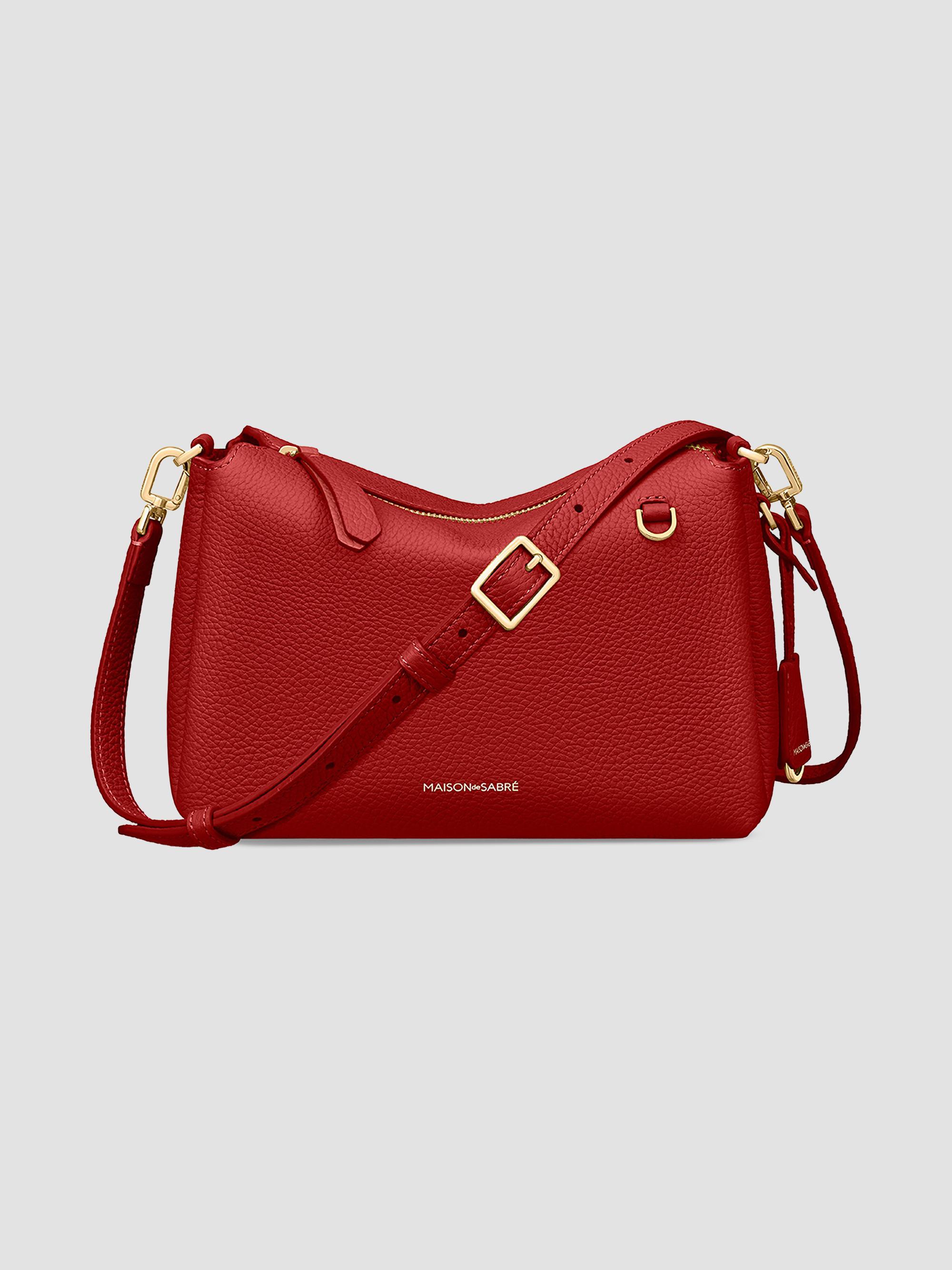 Maison de Sabre Women's The Soft Trio Crossbody Bag - Brick Red | Thumbnail 10