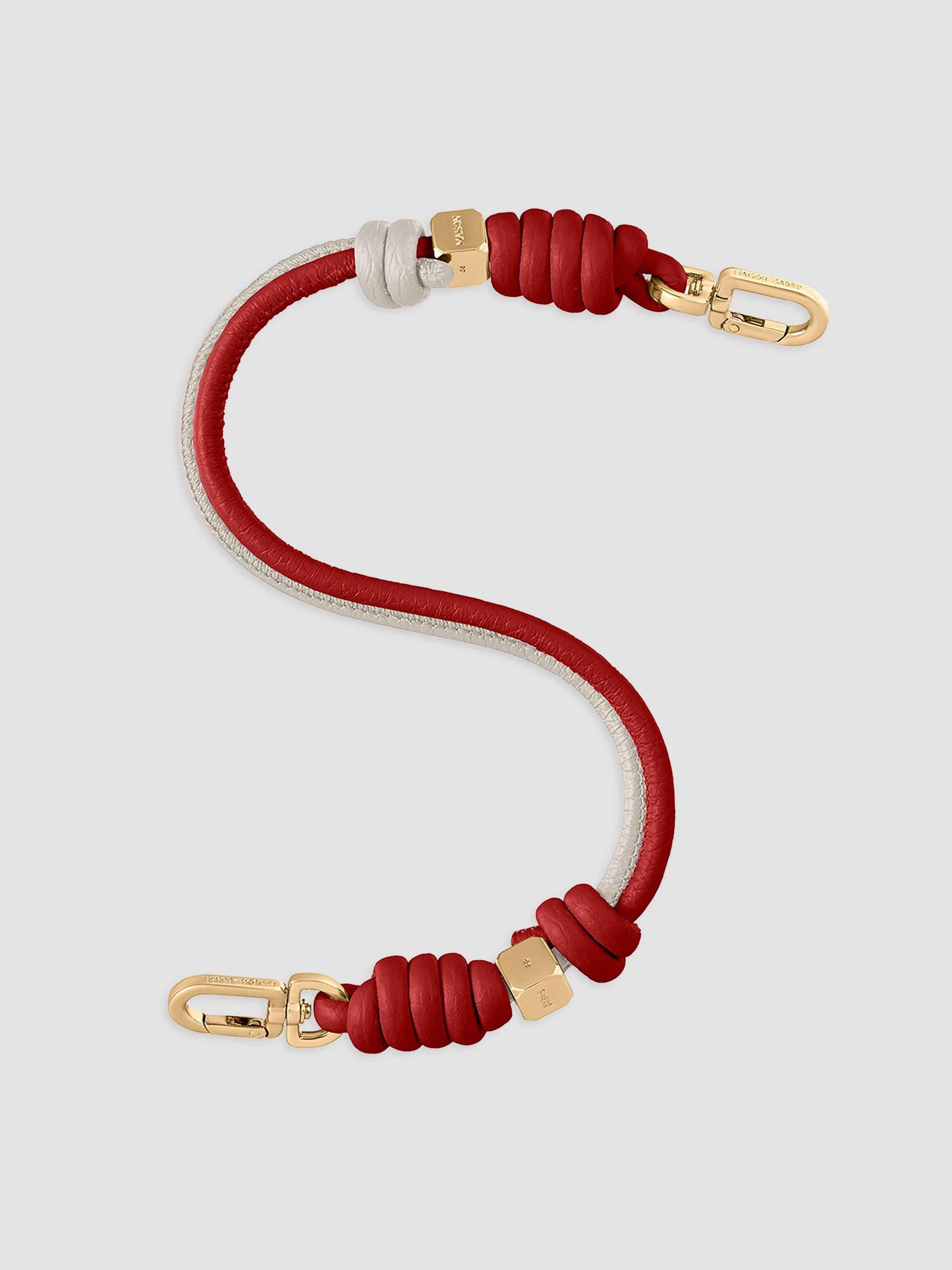 Maison de Sabre Women's The Twist Handle - Brick White | Thumbnail 8