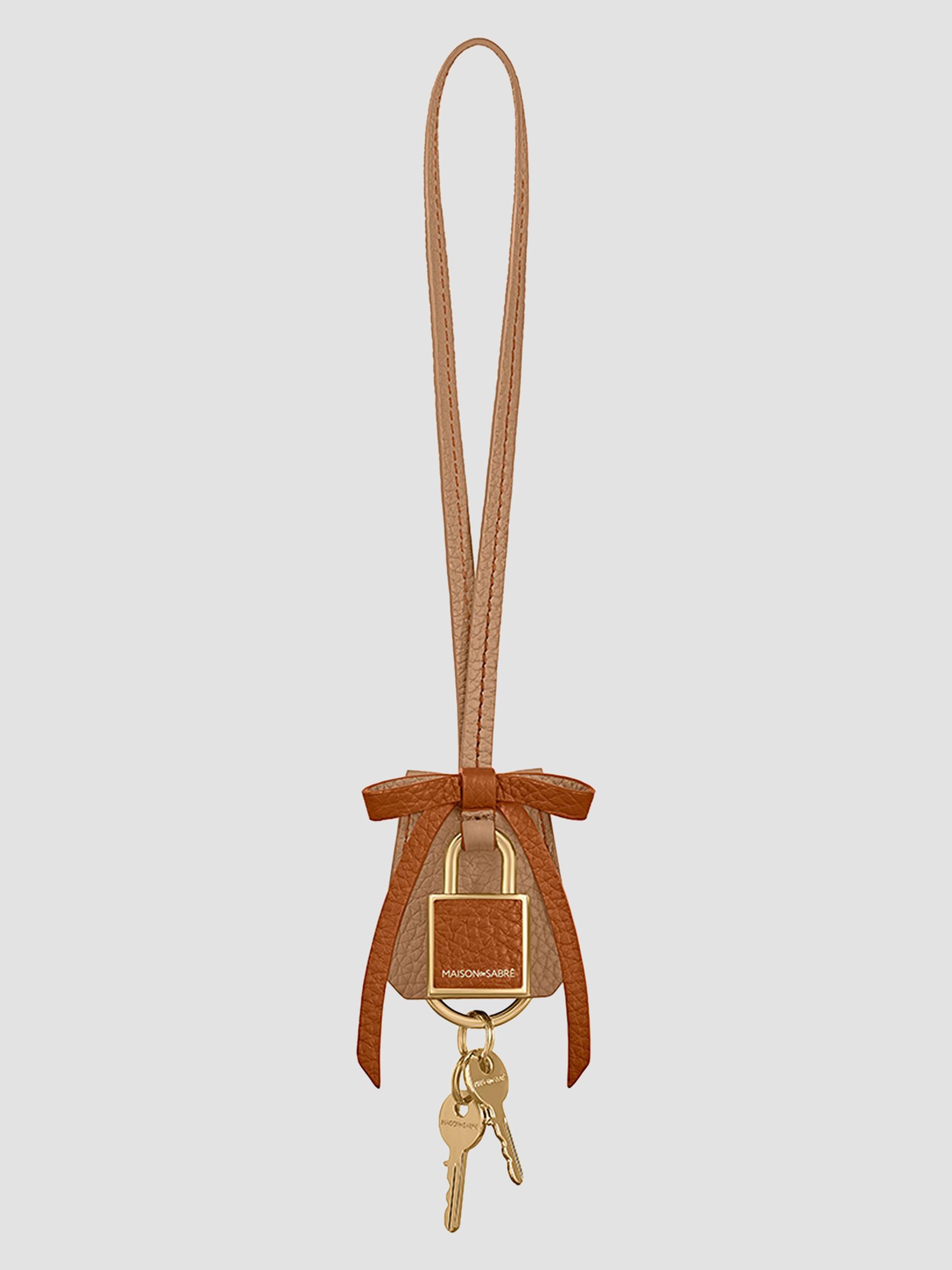 Miu Miu Leather, Cord, and Metal Trick Bag Accessory | Saks Fifth
