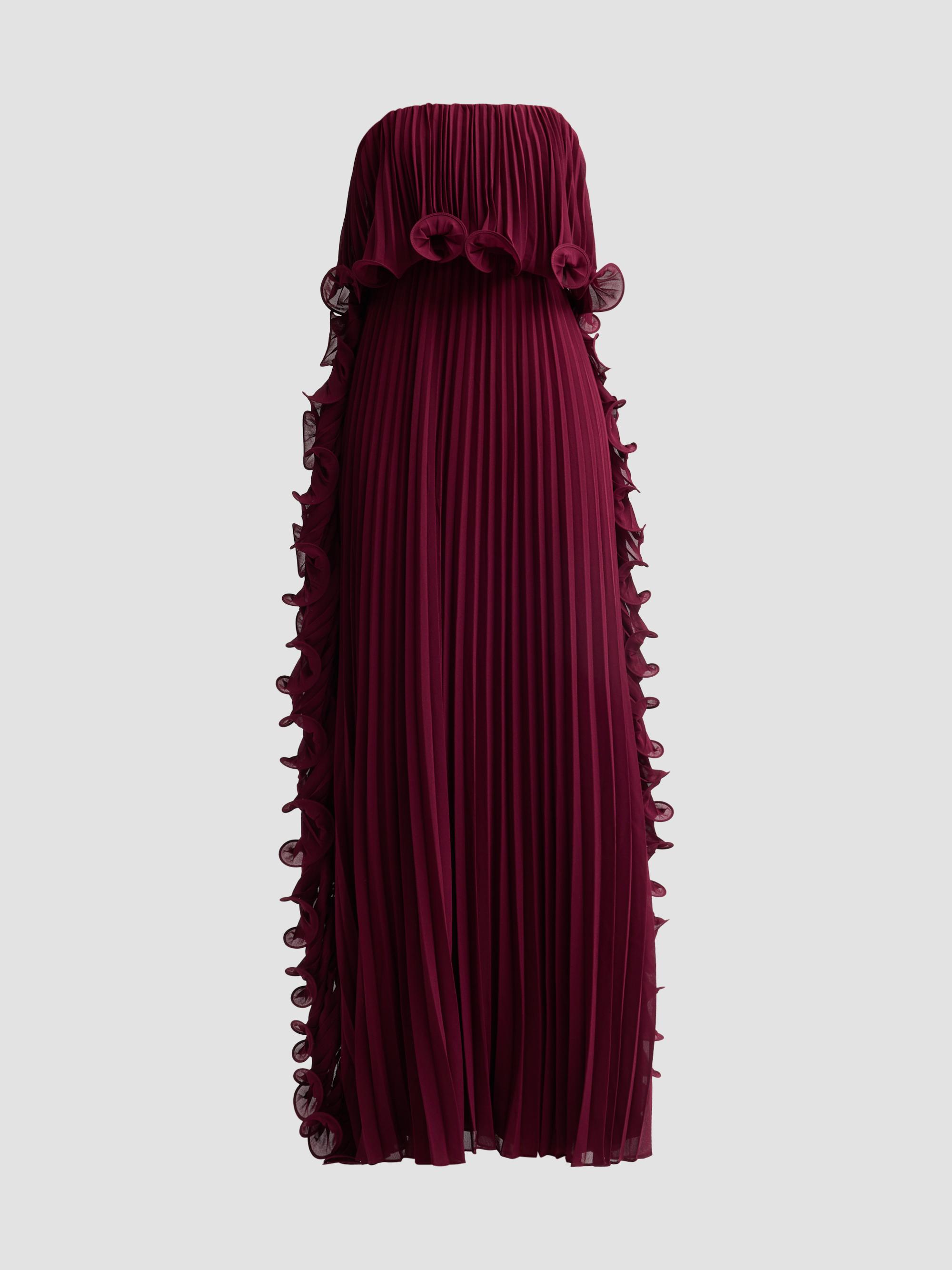 plain chiffon maxi dress Kiss Me Slow in Rust Size:UK 11 / US 12 / EUR 45 color:lavender this maxi dress drapes Sample Faye Bridesmaid Dress
