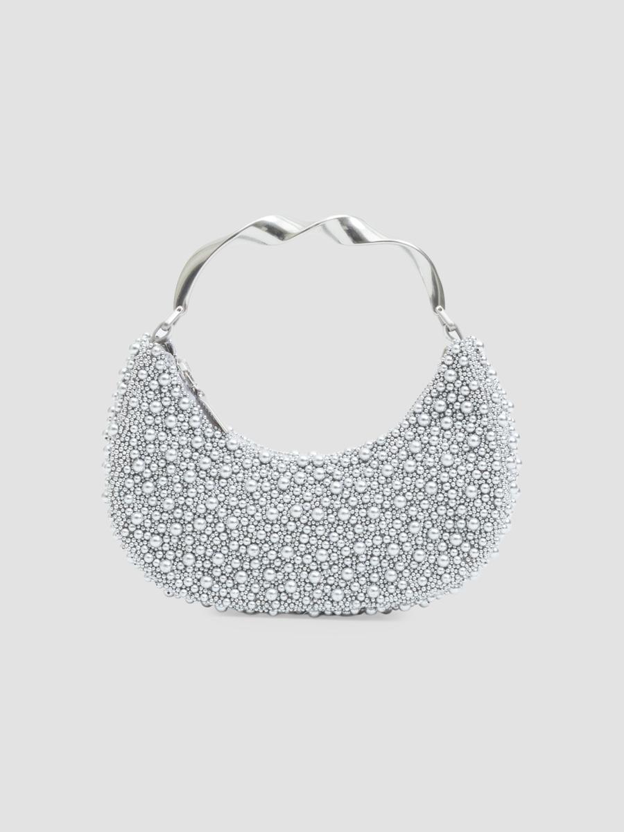 Simkhai Women's Evelyn Twist Top Handle Bag In Silver