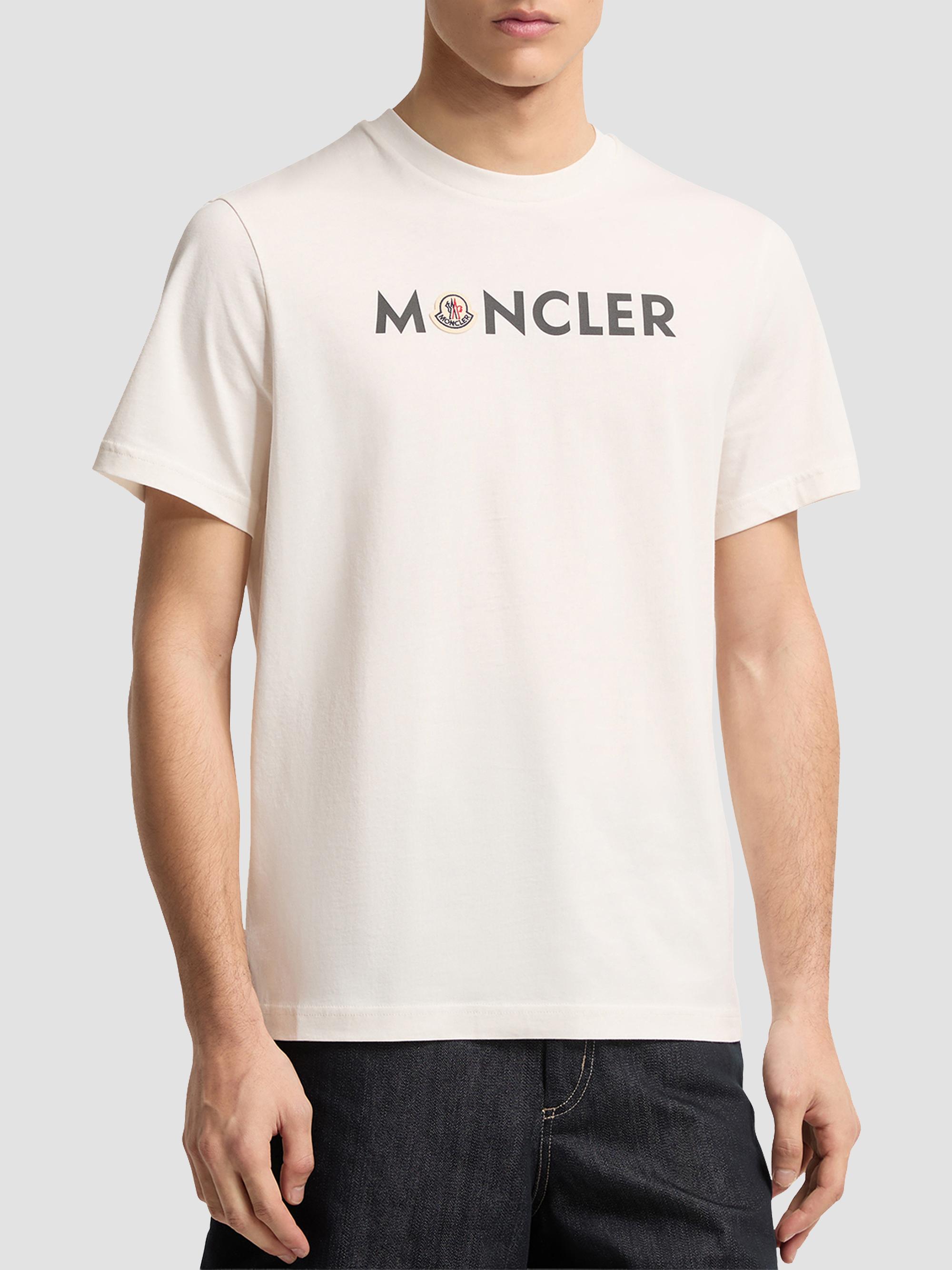 Moncler Crewneck T-Shirt in Cotton | Saks Fifth Avenue