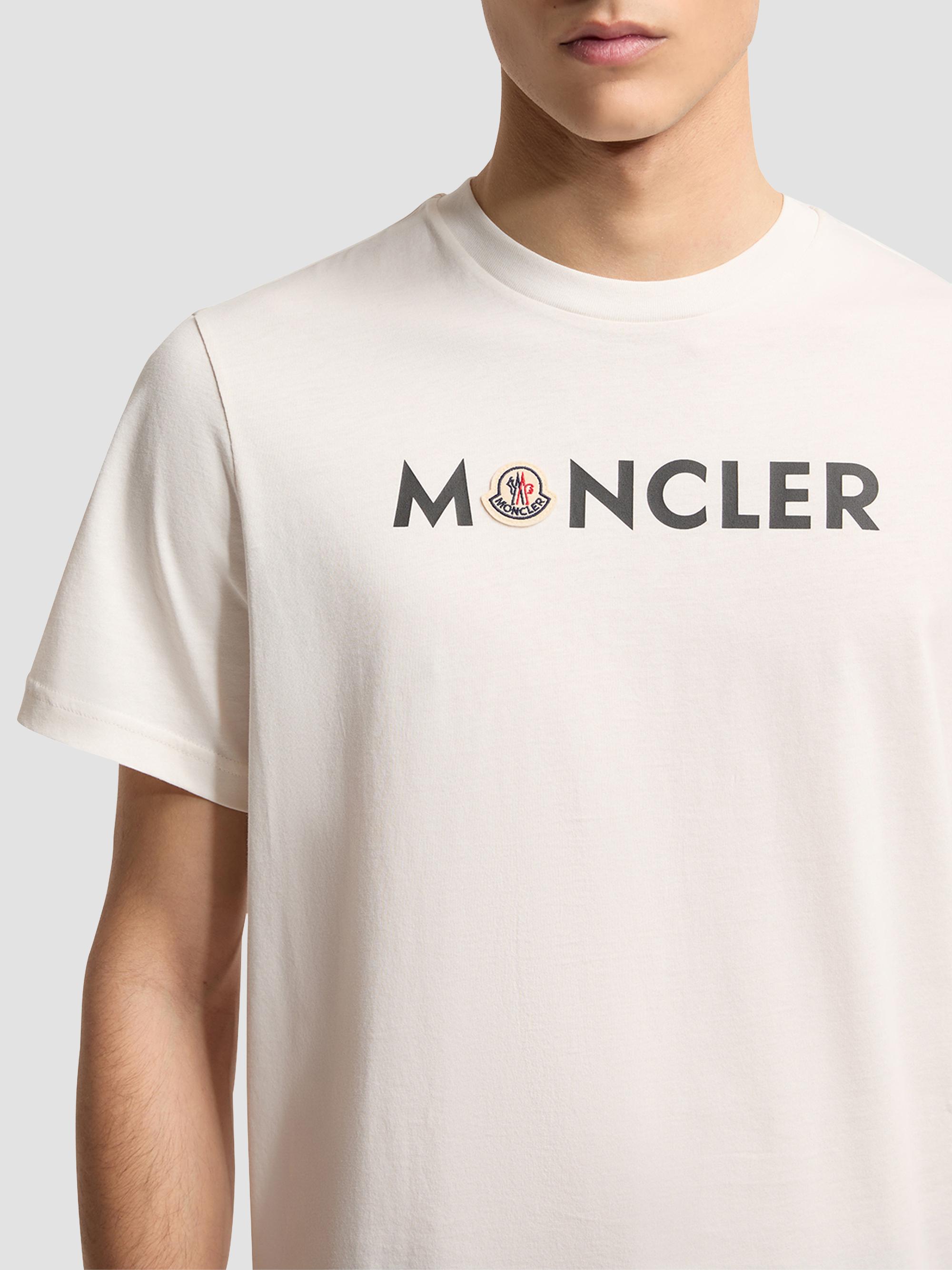 Moncler Crewneck T-Shirt in Cotton | Saks Fifth Avenue