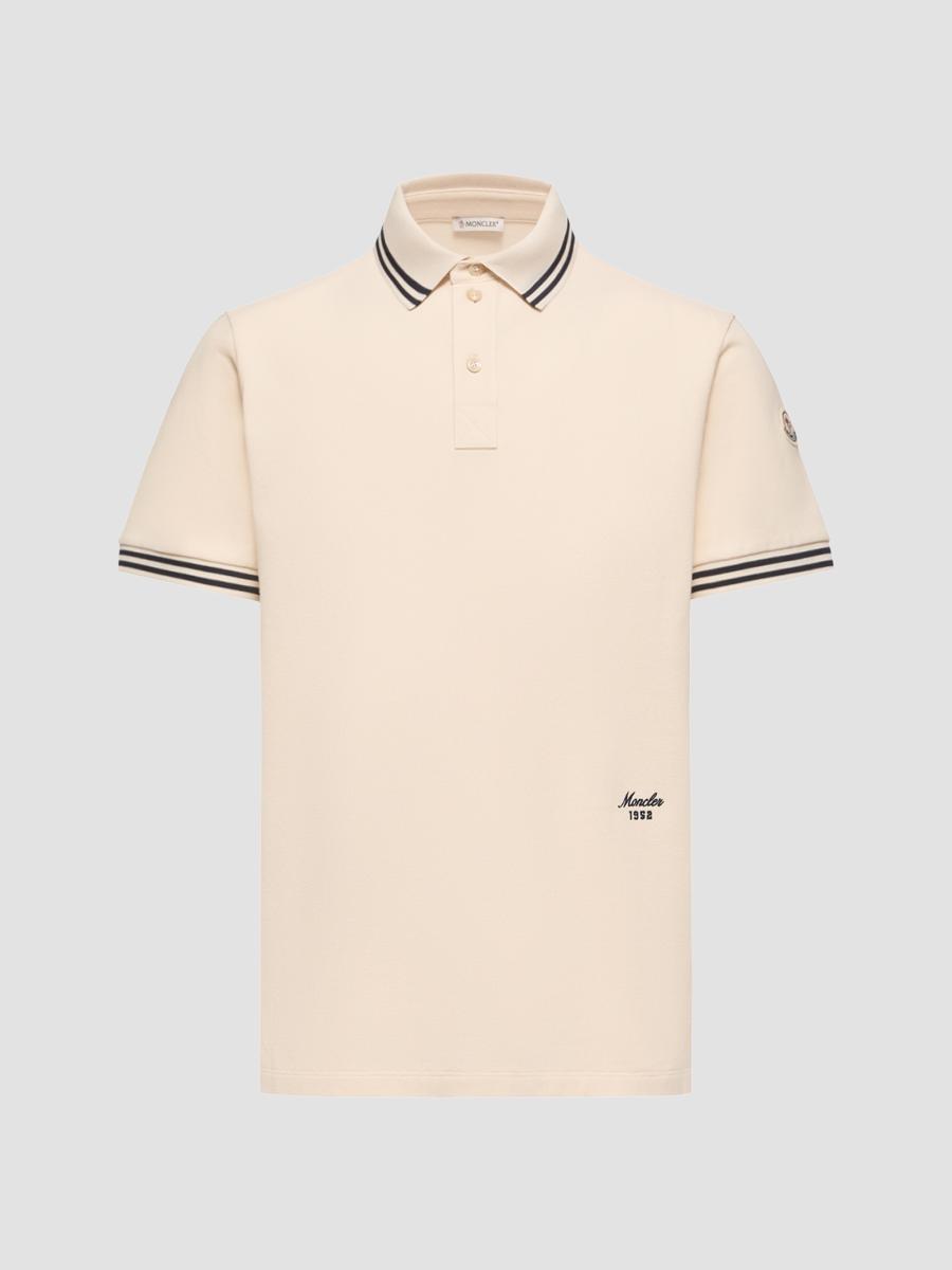 Moncler Men's Polo Shirt In Cotton Piquet In Multi