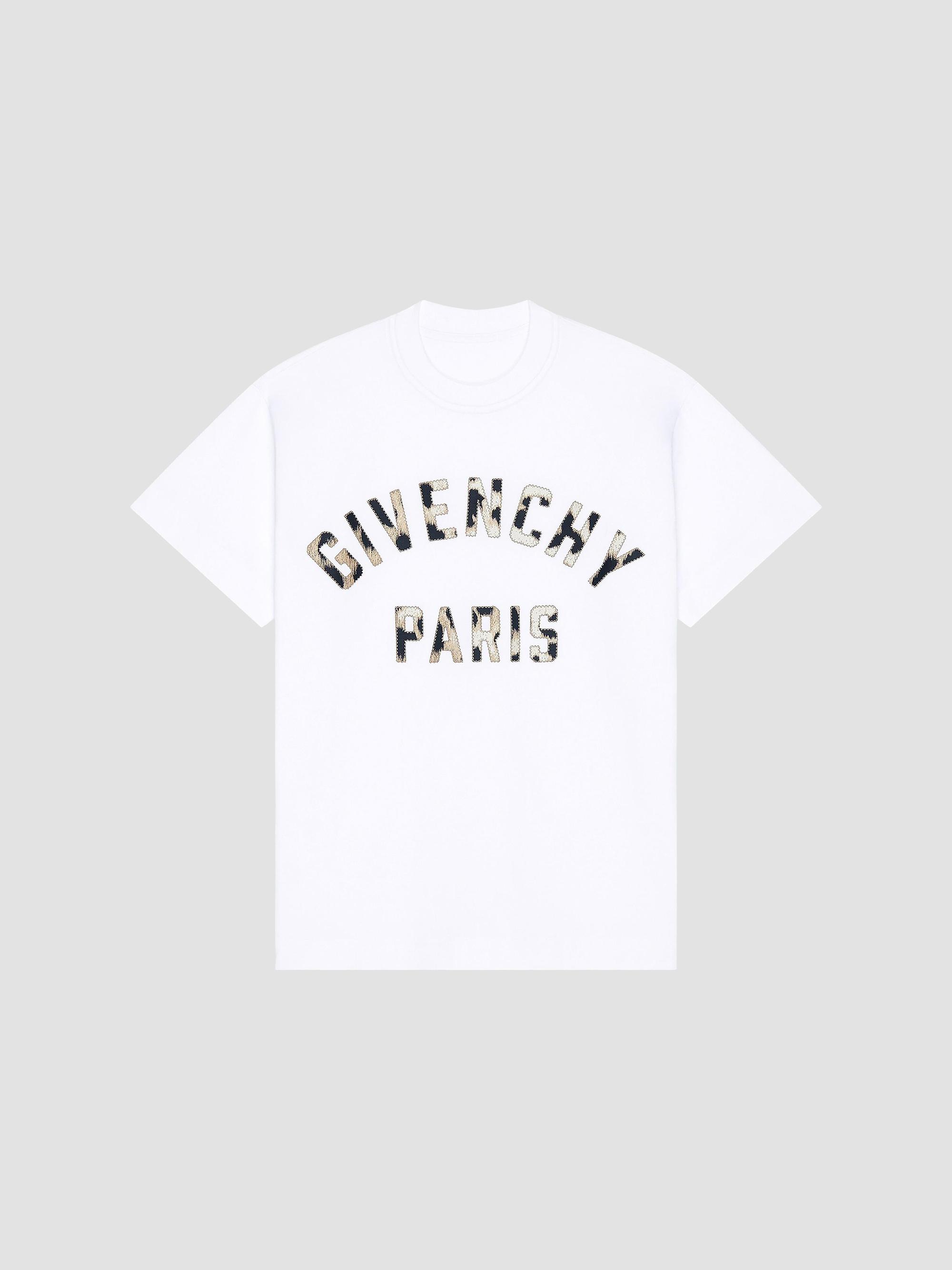 Givenchy T Shirt in Cotton with Unravelled Print | Saks Fifth Avenue