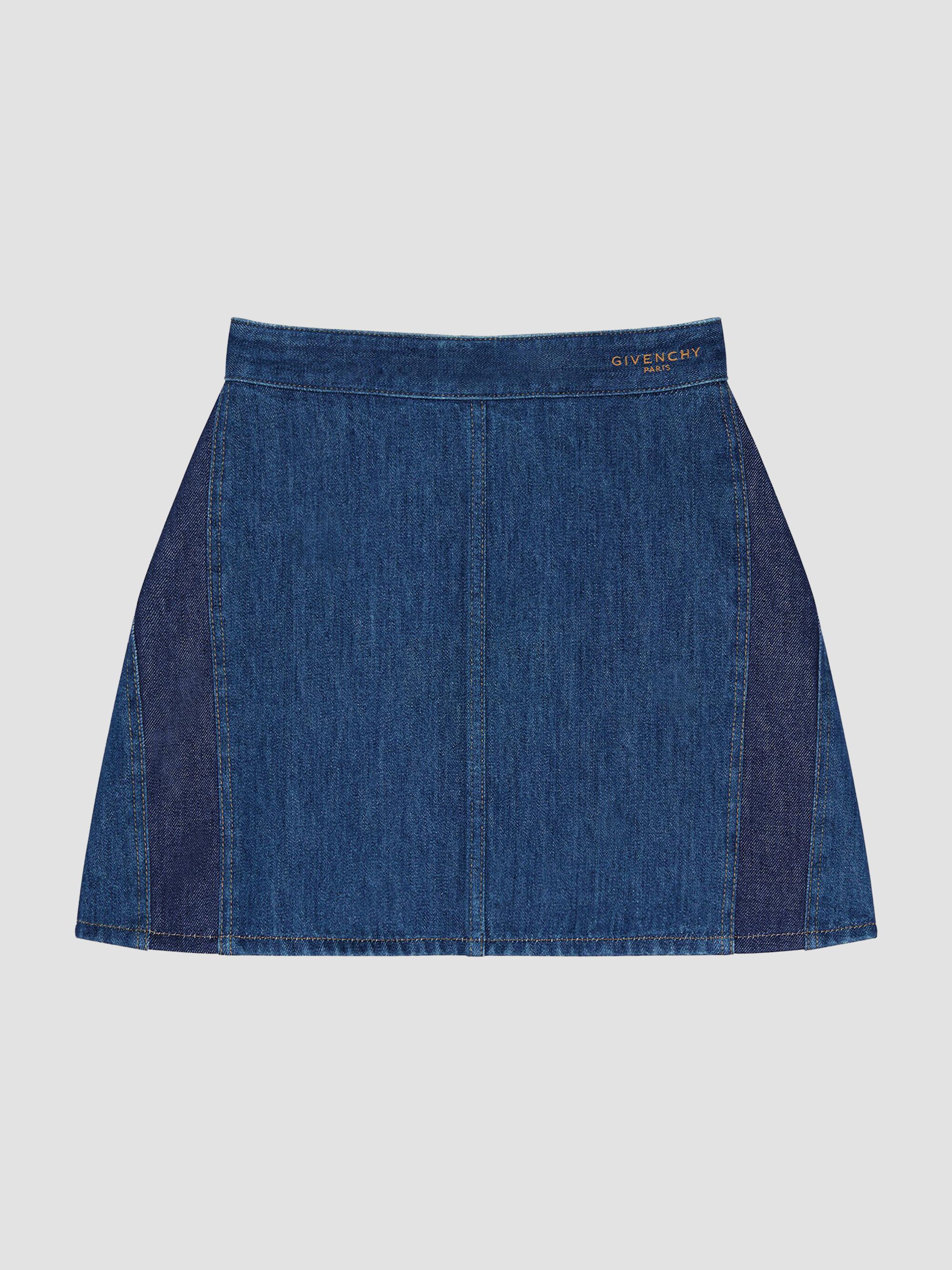 Prada Flared Denim Skirt | Saks Fifth Avenue