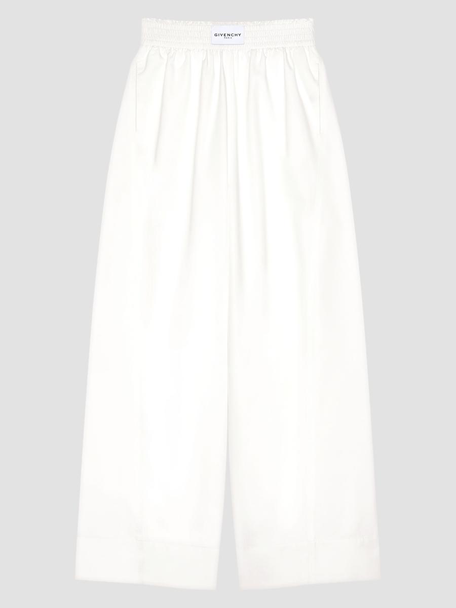 Givenchy Women's Cocoon Elastic-waist Pants In Cotton In Multi