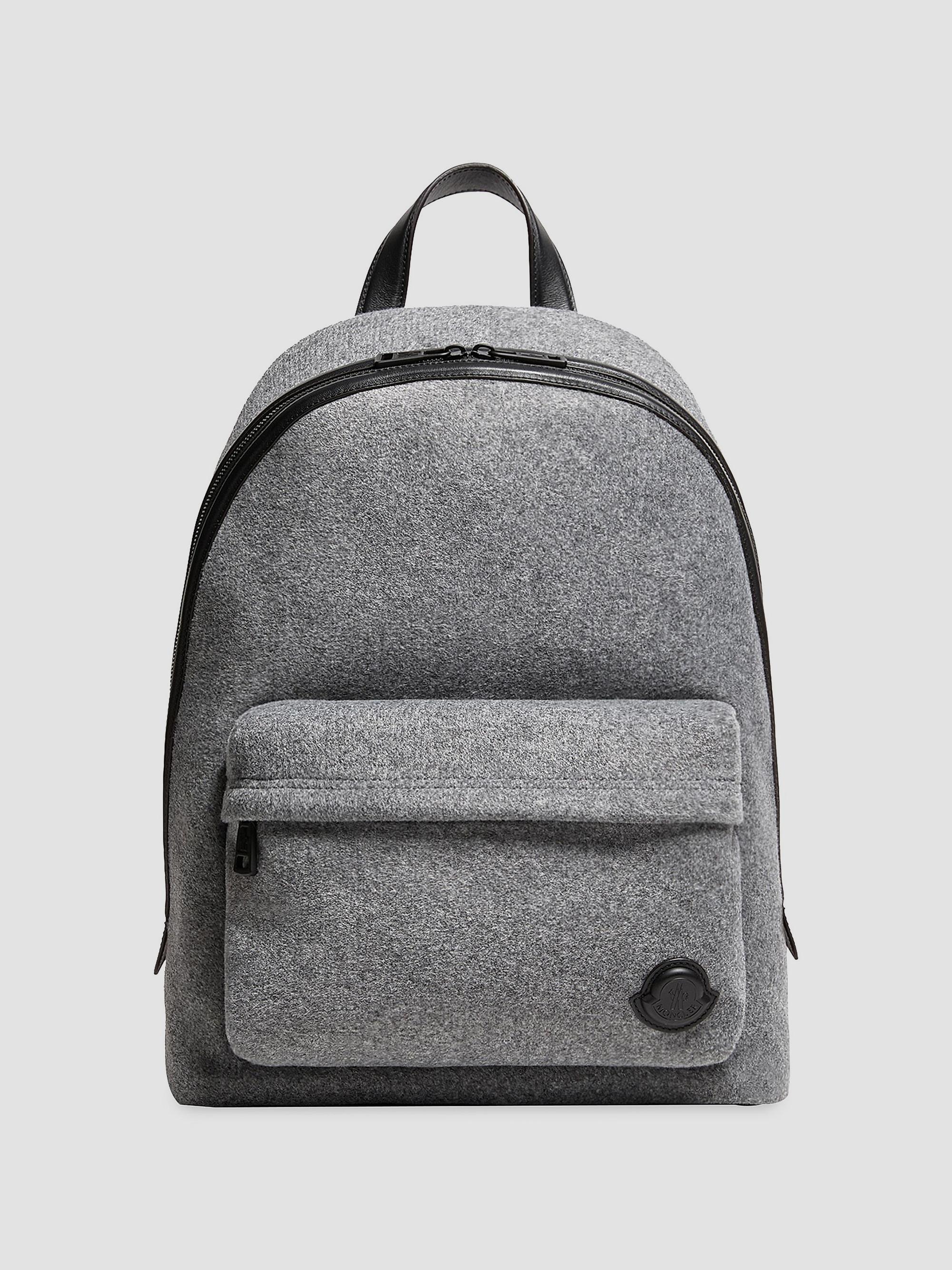 Moncler Men's Carlo Backpack in Felt - Grey | Thumbnail 5