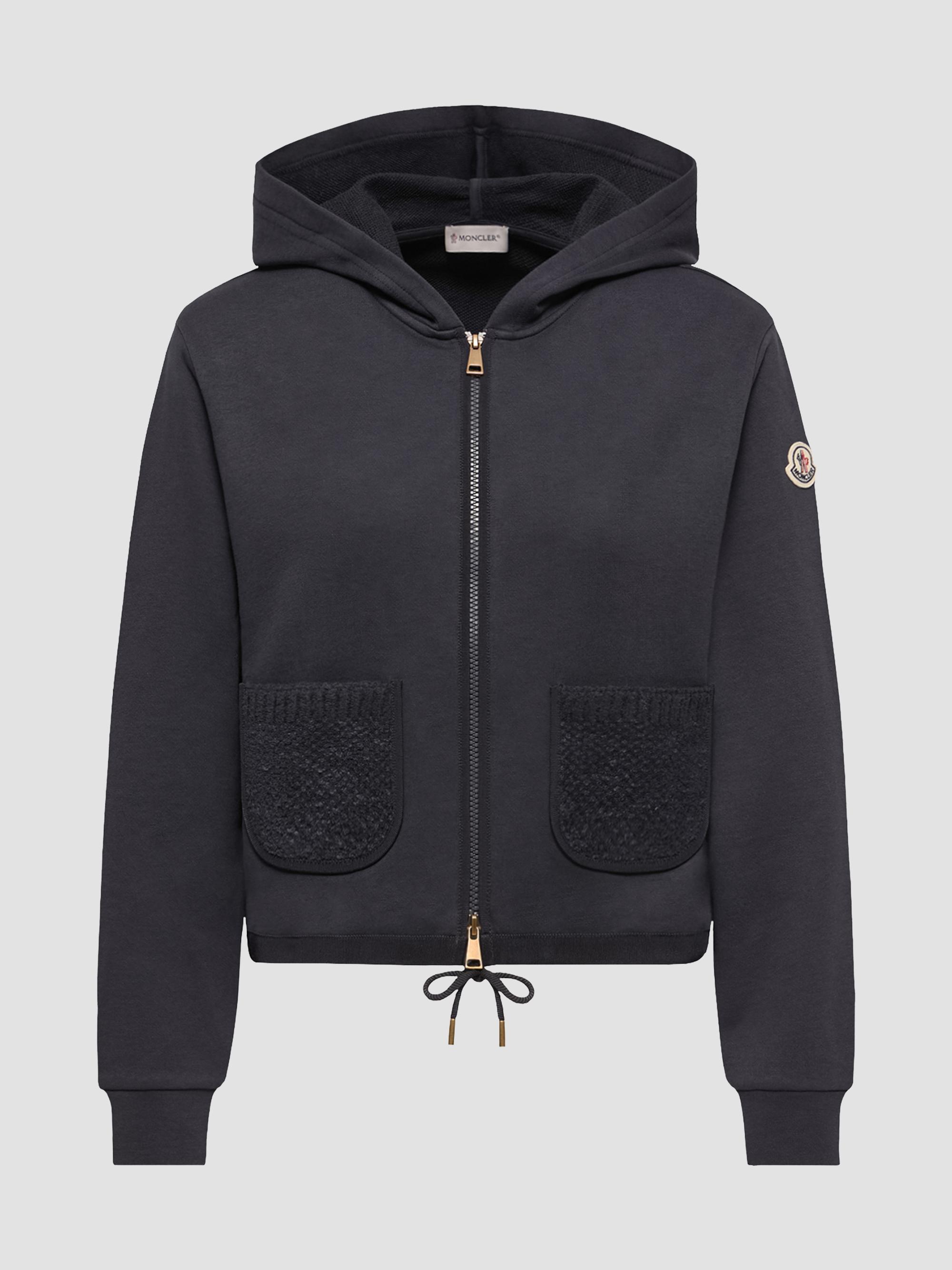 Sacai Sponge Sweat X Nylon Twill Zip-Front Hoodie | Saks Fifth Avenue