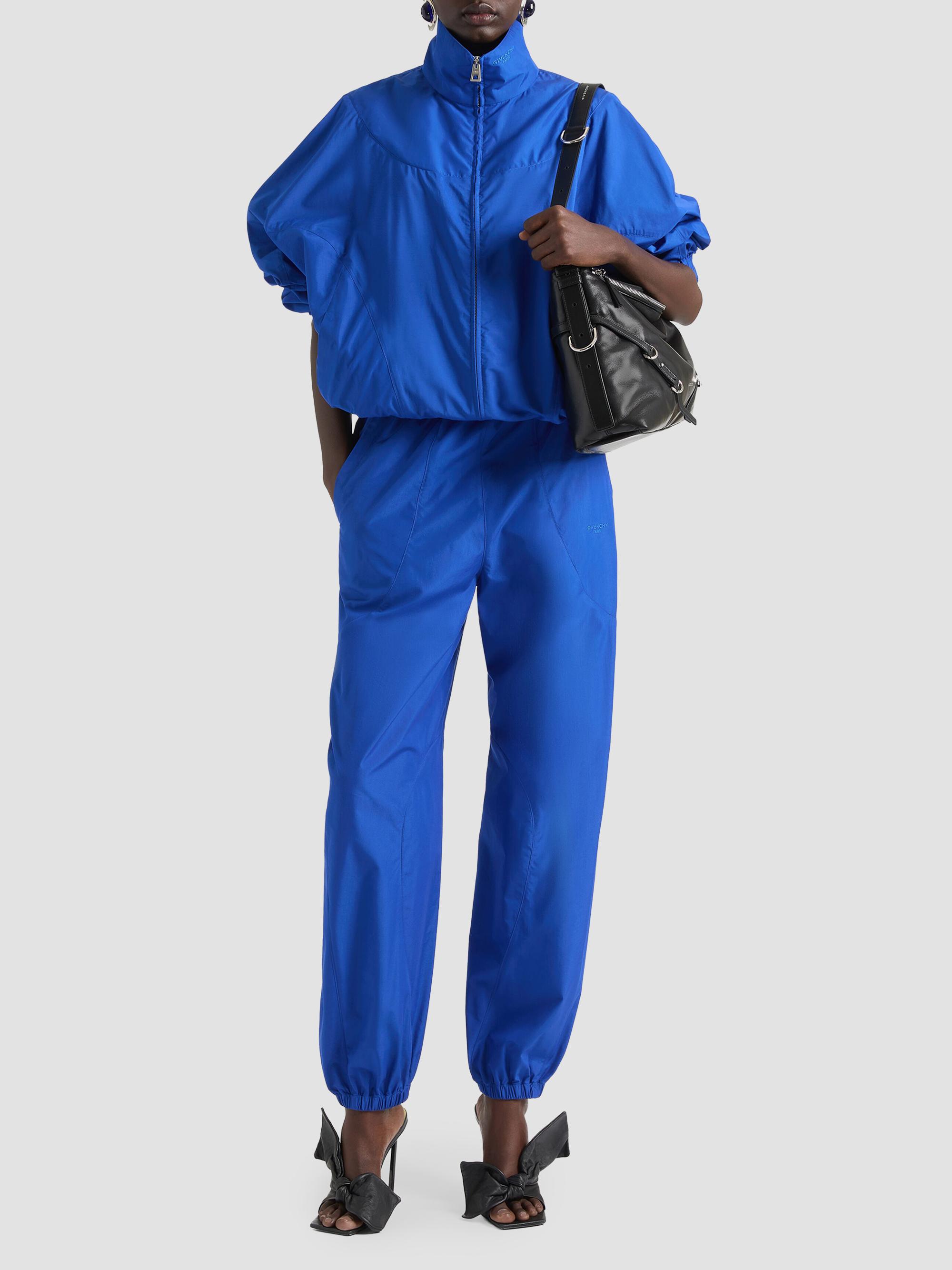 GIVENCHY ジバンシー ドローコード 中綿 フーデッドコート 42 ブルー Givenchy Cocoon Jogger Pants in Technical Cotton | Saks Fifth Avenue
