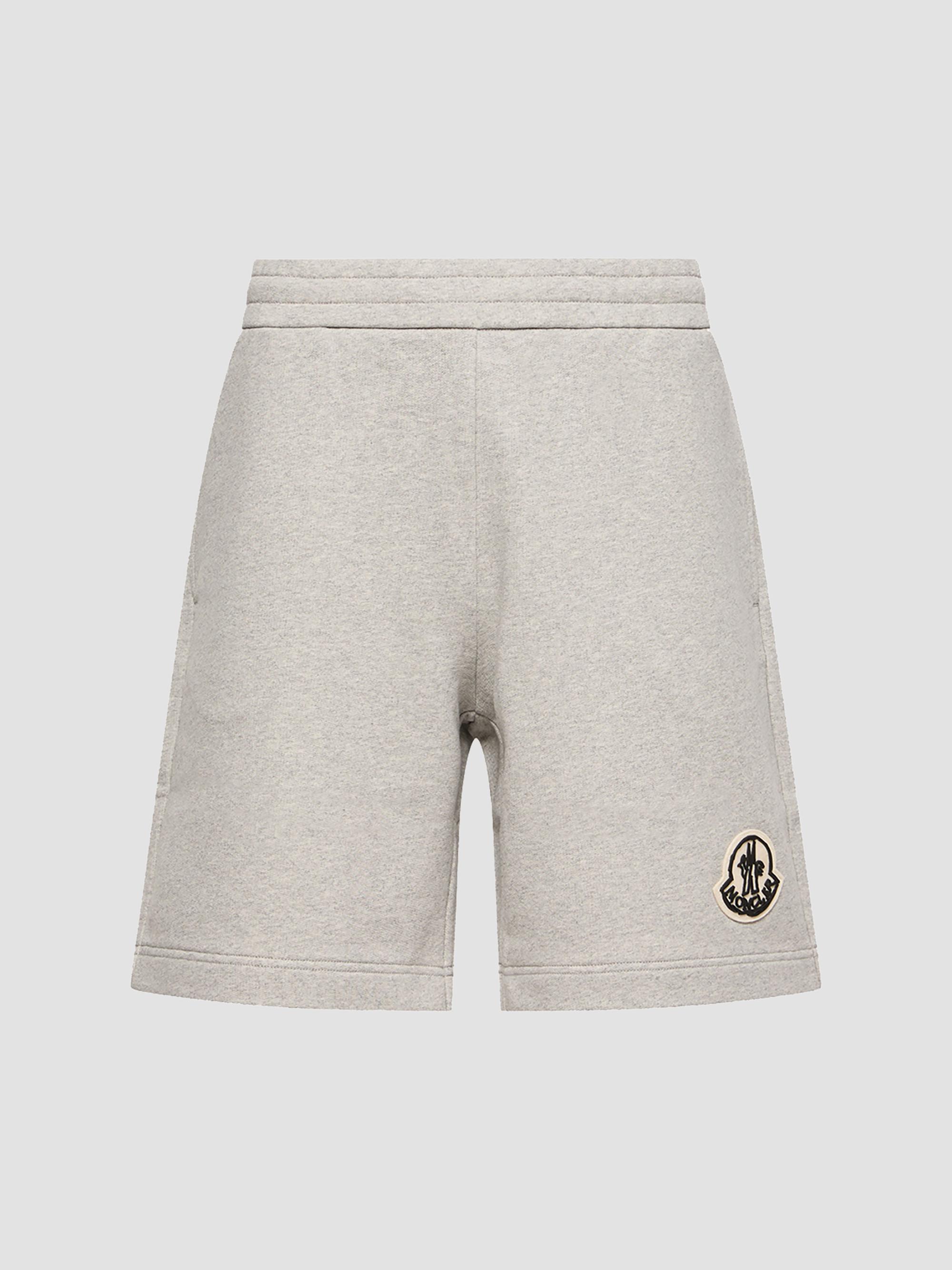 Moncler Men's Shorts in Cotton - Gray | Thumbnail 5